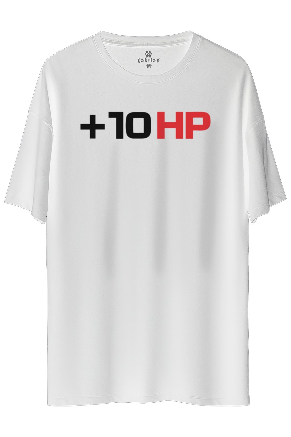 10 Hp Baskılı Oversize Tişört