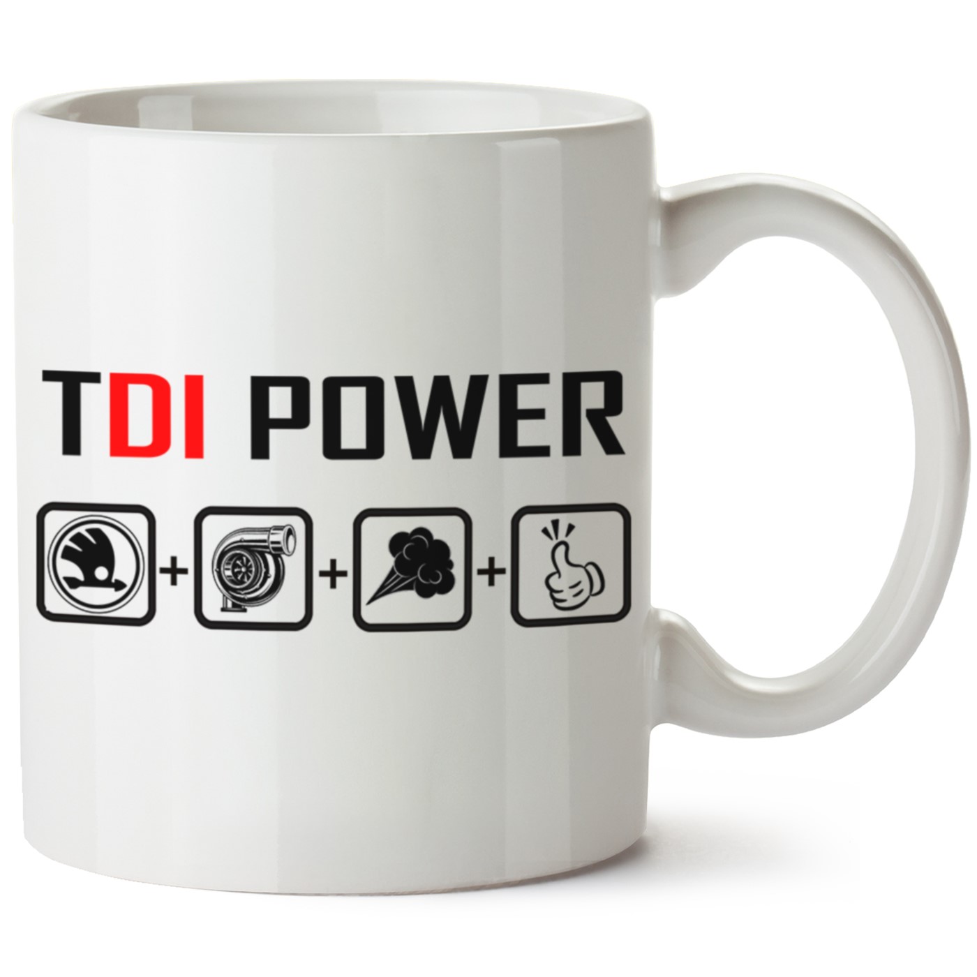 Skoda Logo Baskılı Porselen Kupa Bardak