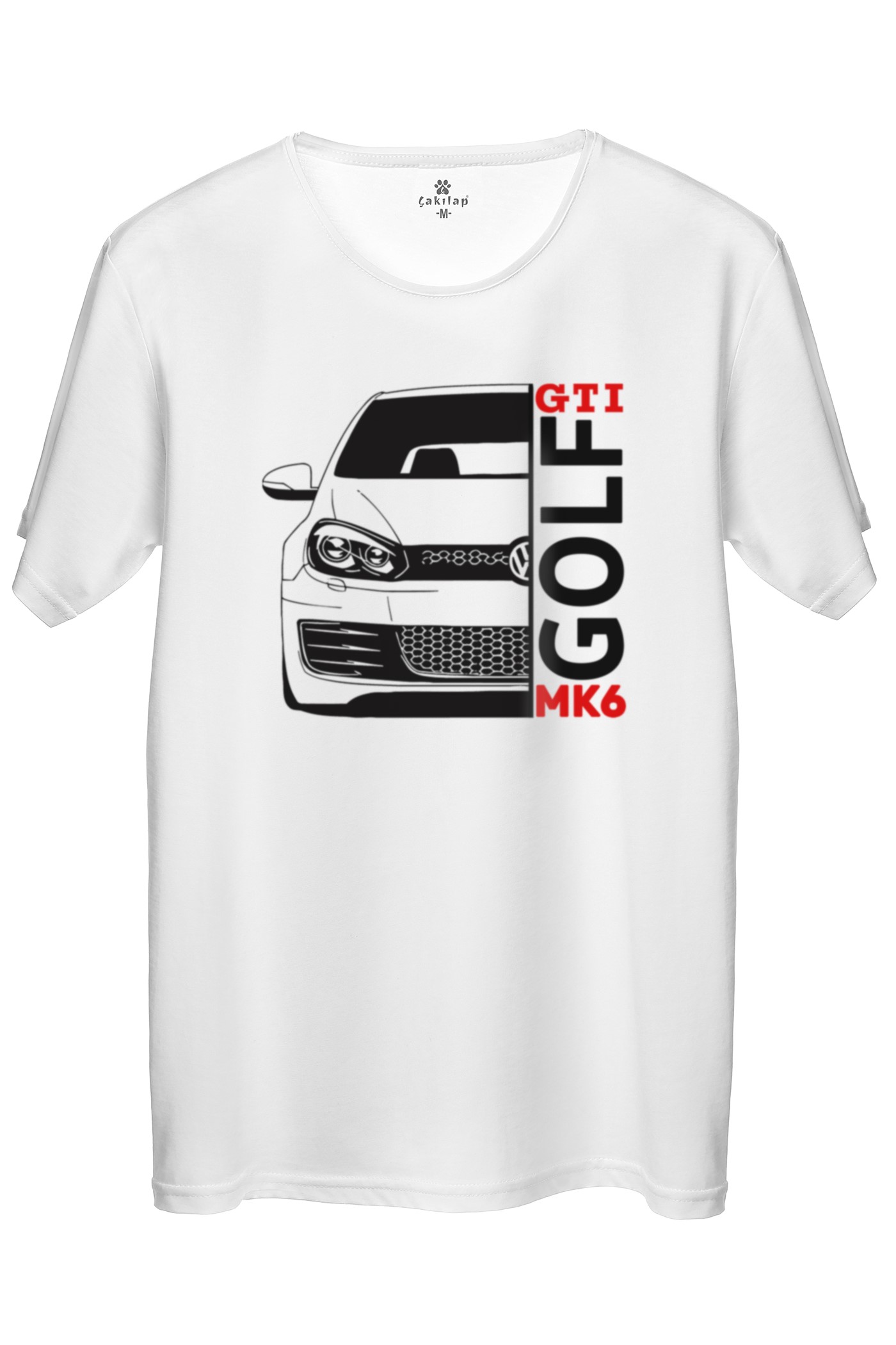 Vw Golf 6 Baskılı Regular Tişört