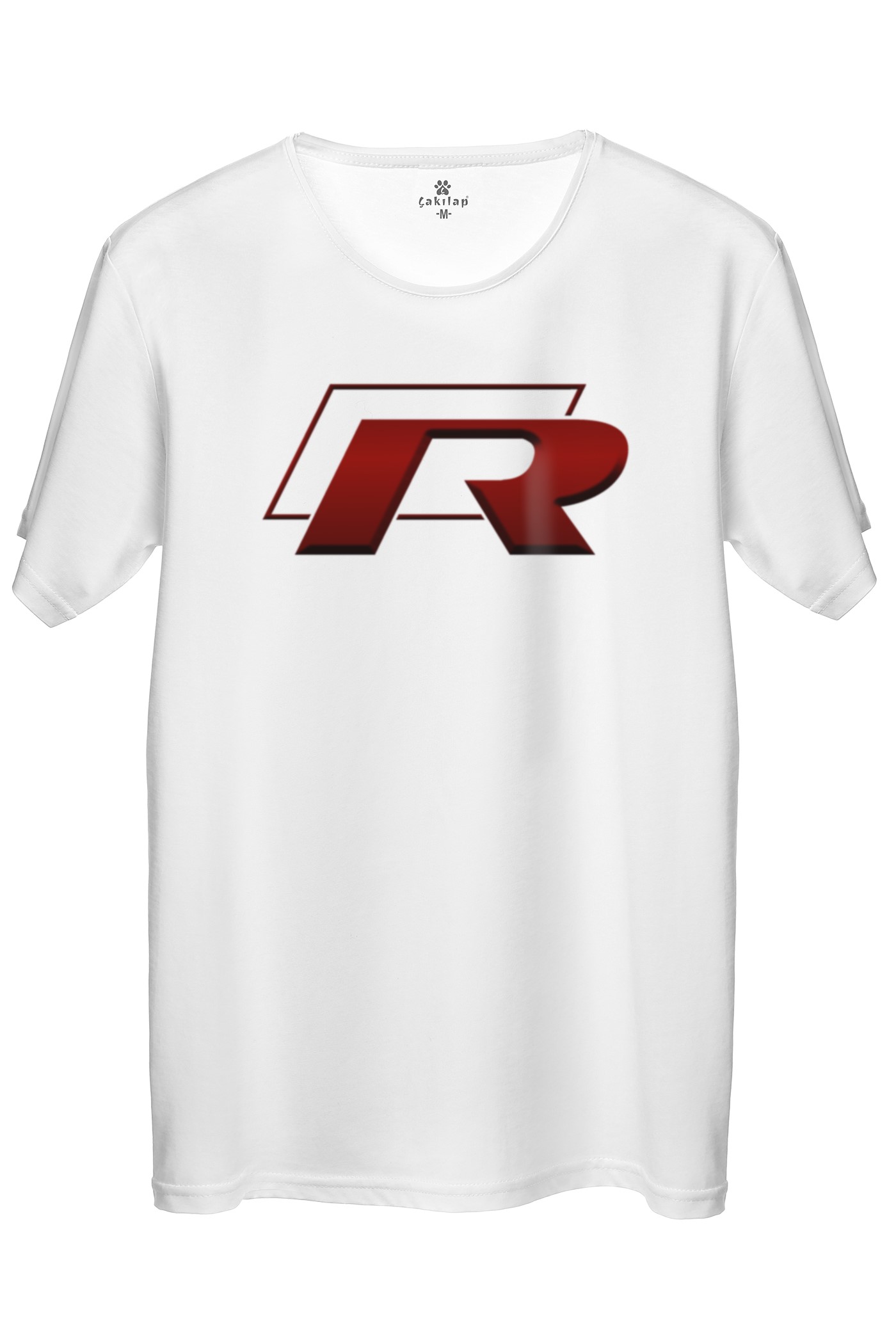 Vw R Logo Baskılı Regular Tişört