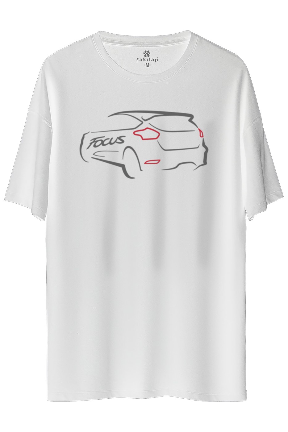 Ford Focus Mk3 Baskılı Oversize Tişört