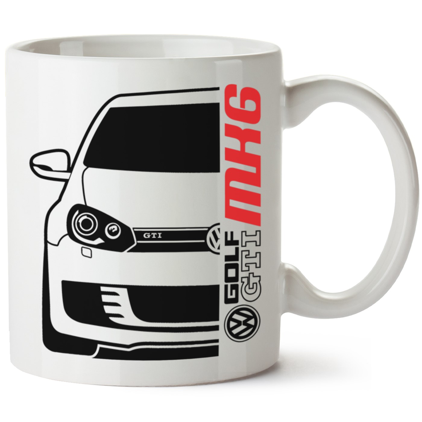 Vw Golf 6 Baskılı Porselen Kupa Bardak