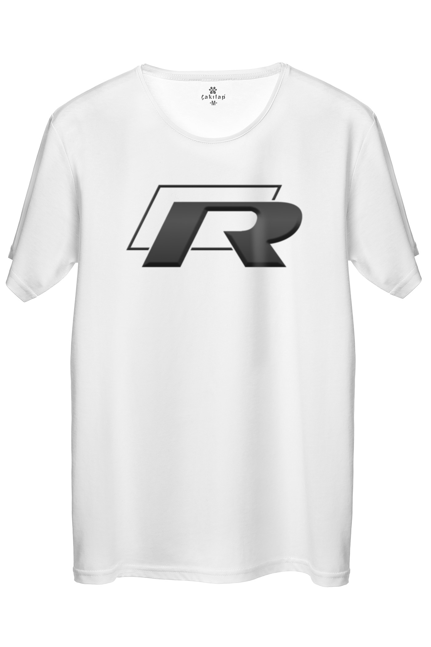 Vw R Logo Baskılı Regular Tişört