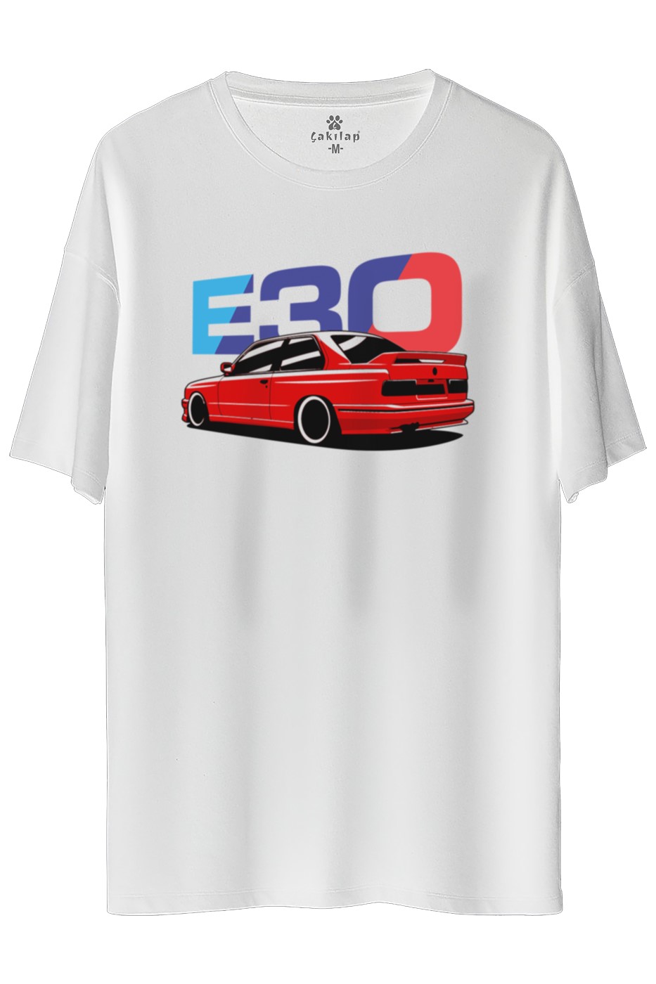 Bmw E30 Baskılı Oversize Tişört