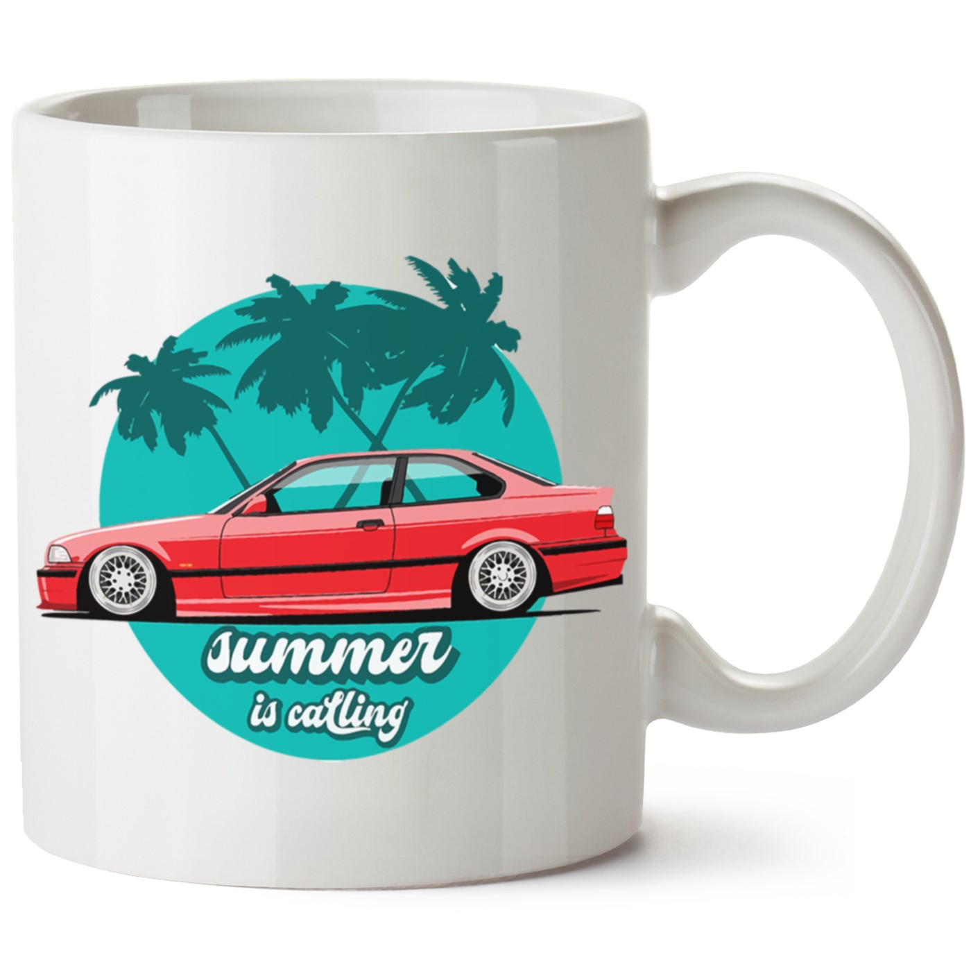 Bmw E36 Baskılı Porselen Kupa Bardak