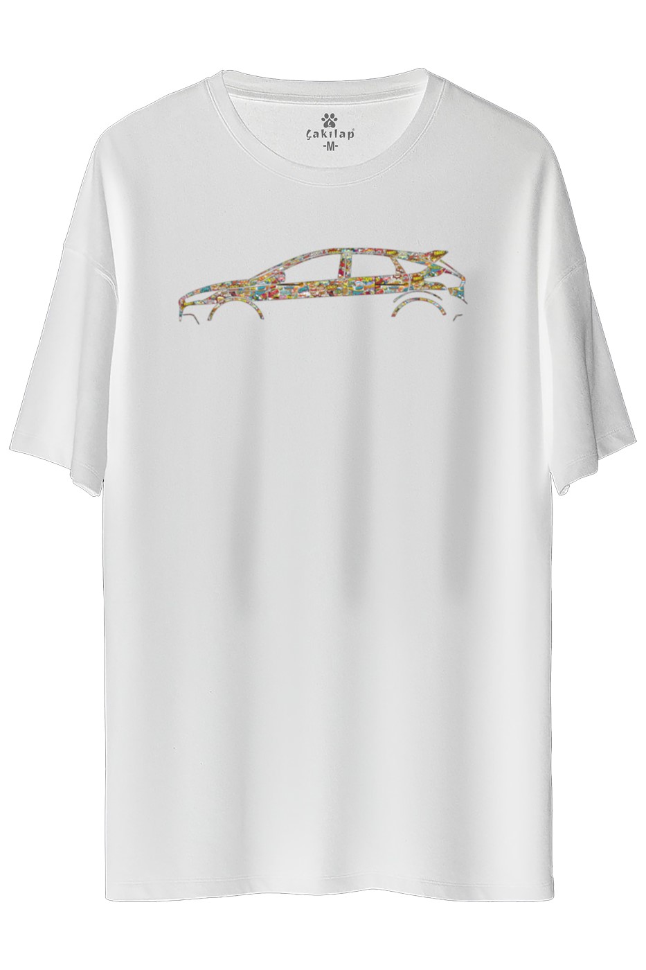 Ford Focus Mk3 Baskılı Oversize Tişört