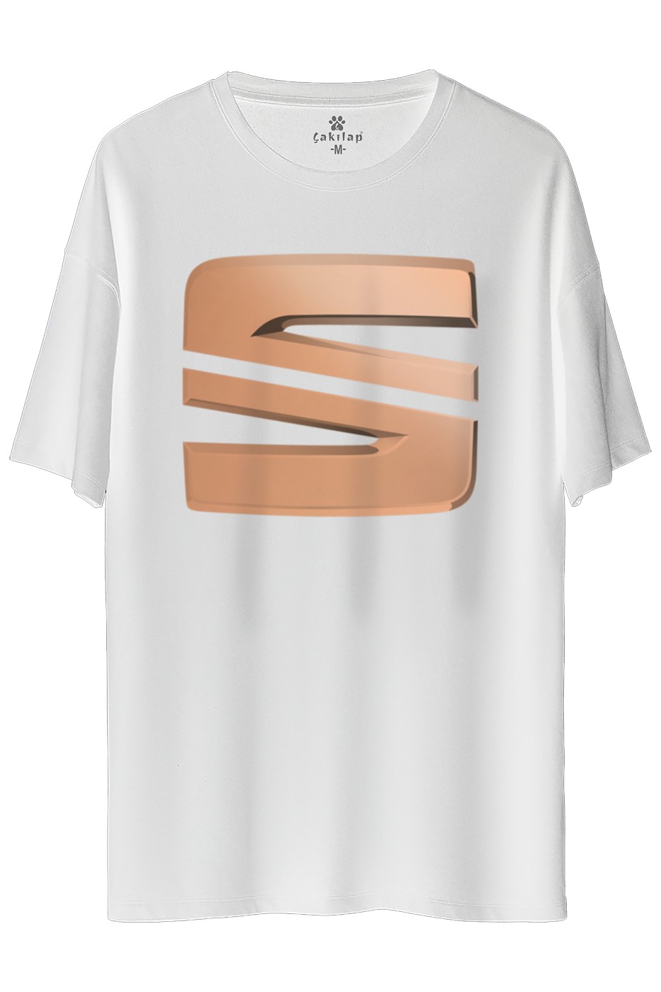Seat Logo Baskılı Oversize Tişört
