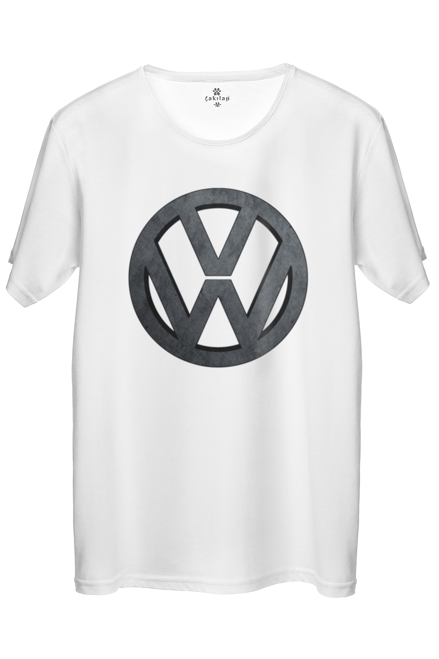 Vw Logo Baskılı Regular Tişört