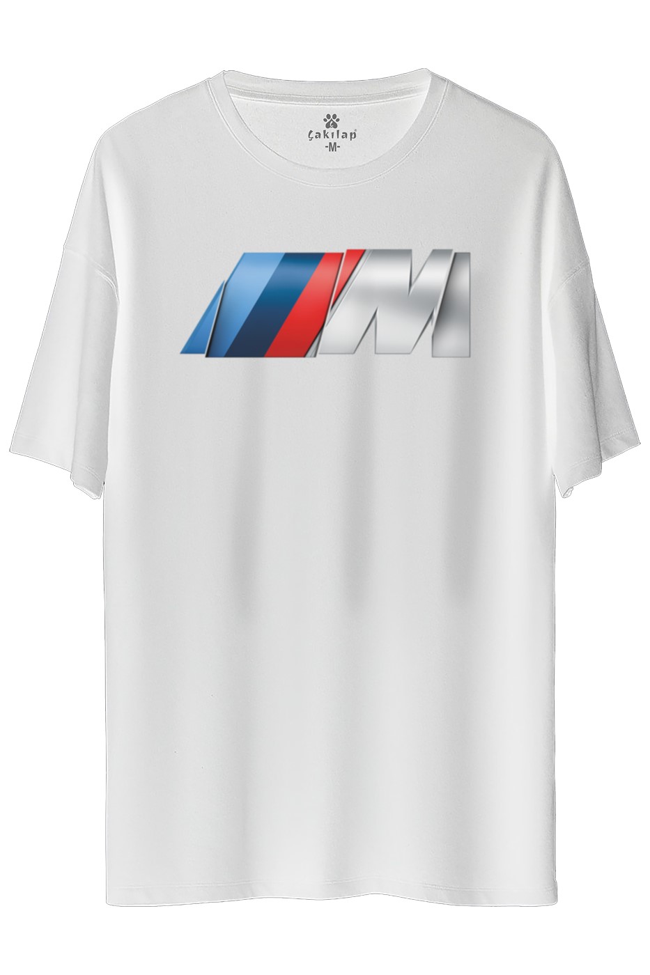 Bmw M Logo Baskılı Oversize Tişört