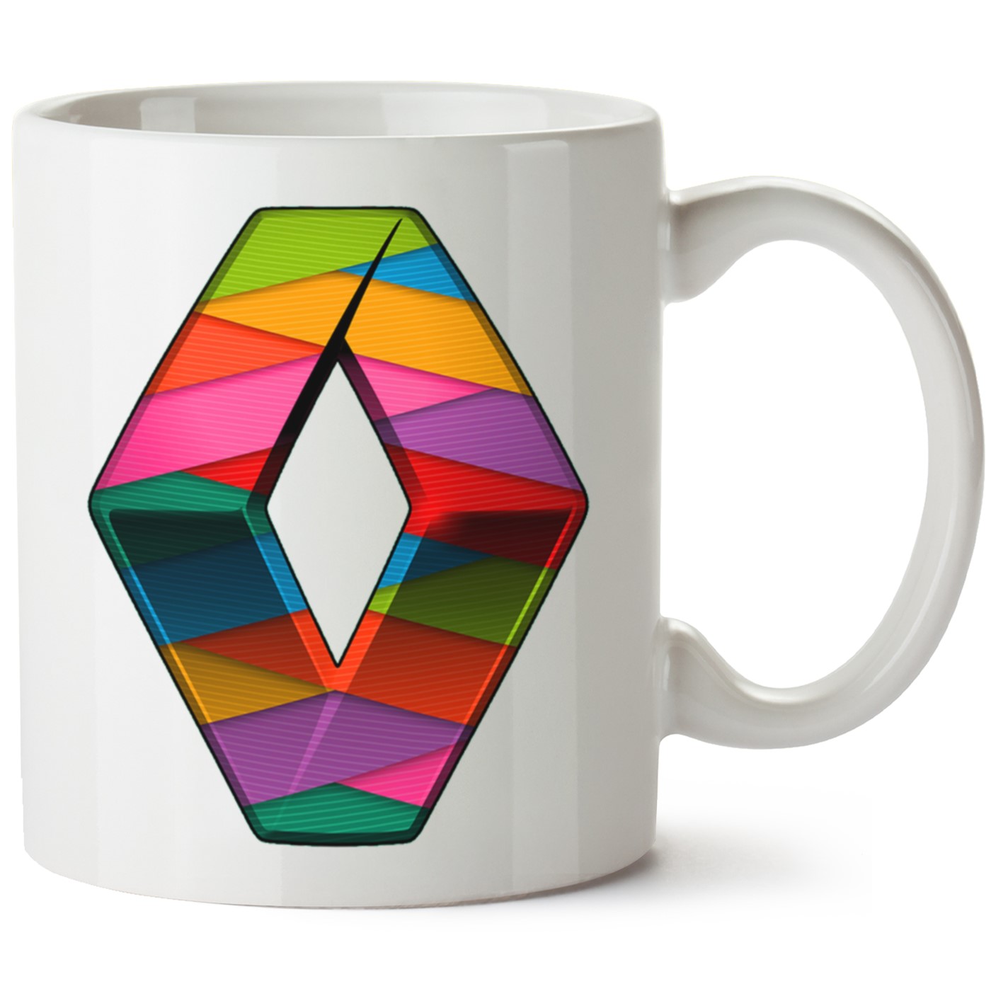 Renault Logo Baskılı Porselen Kupa Bardak