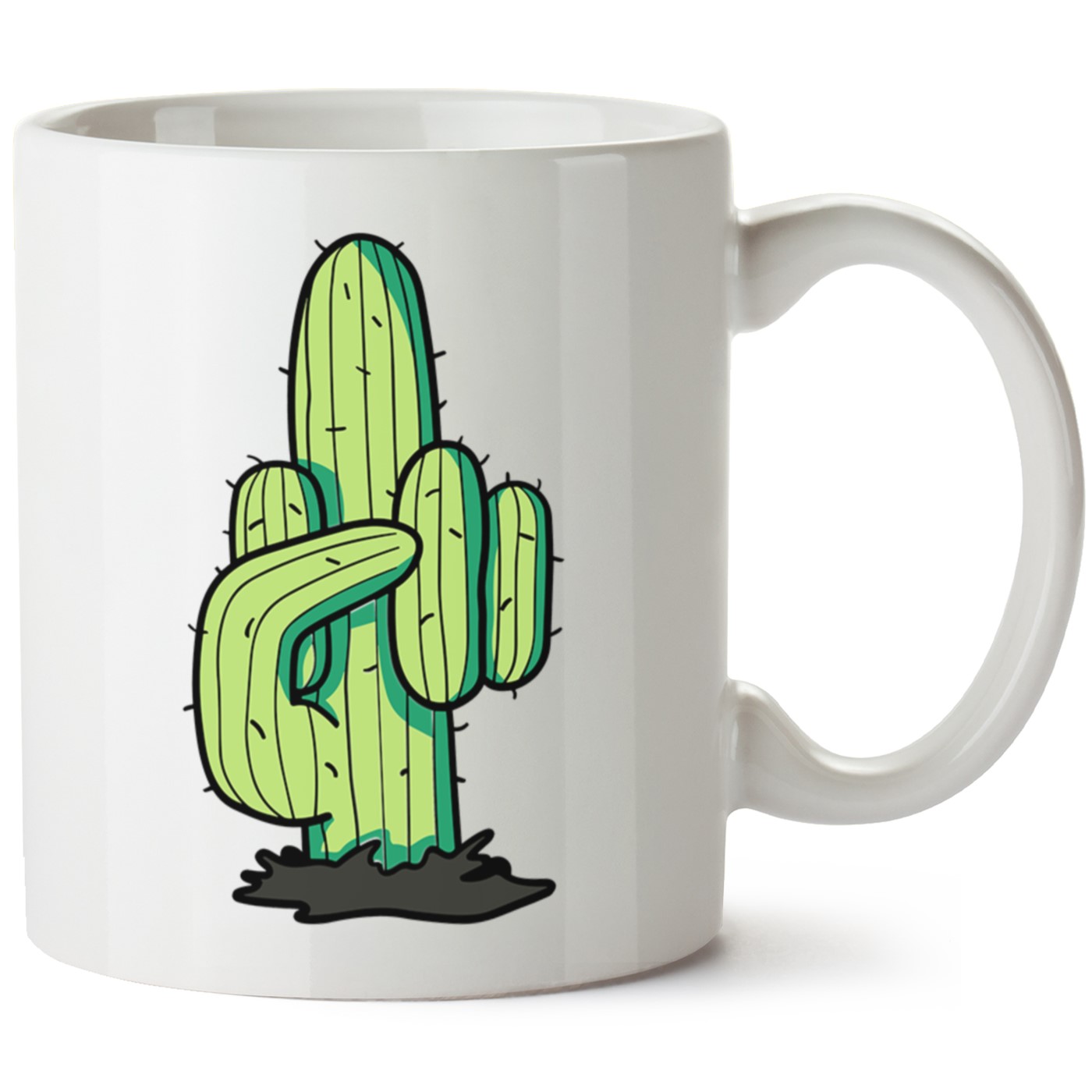 Fcktus  Baskılı Porselen Kupa Bardak