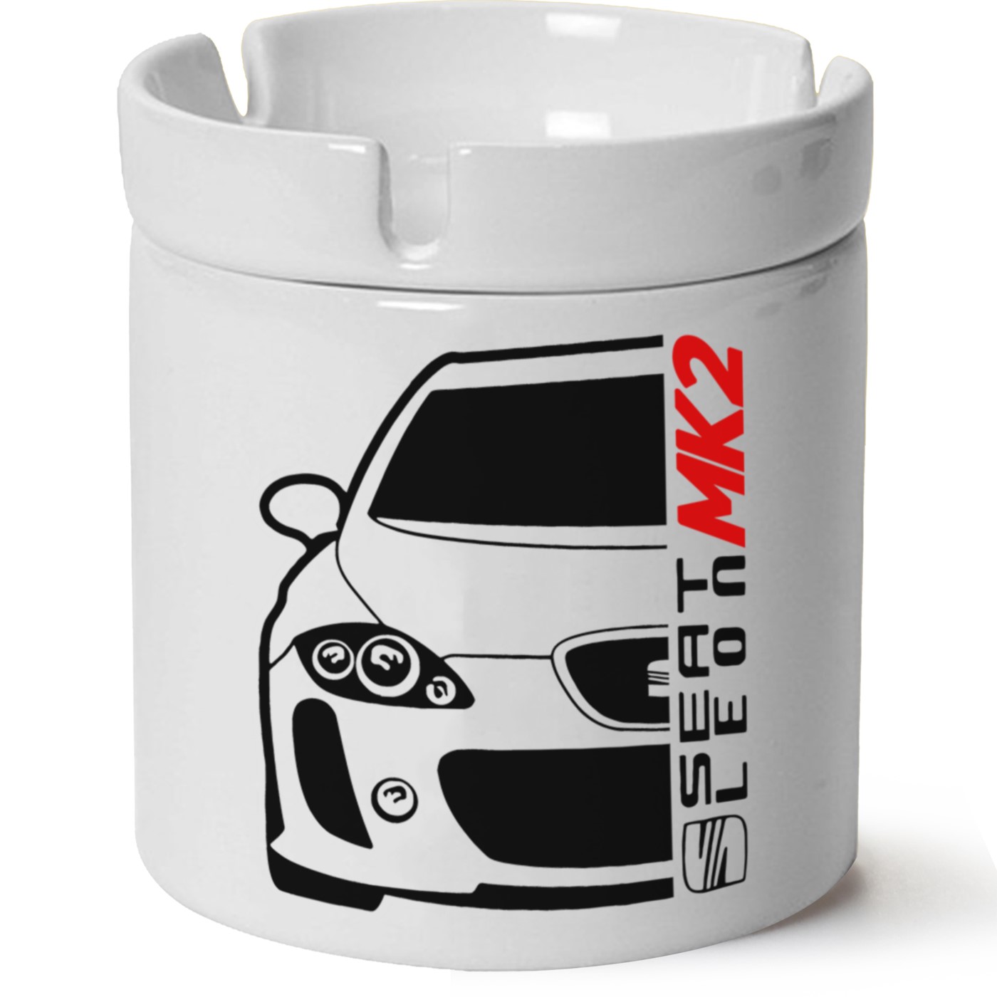 Seat Leon Mk2 Baskılı Porselen At Söndür Küllük