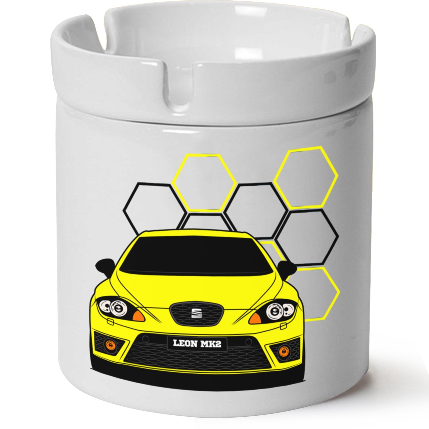 Seat Leon Mk2 Baskılı Porselen At Söndür Küllük