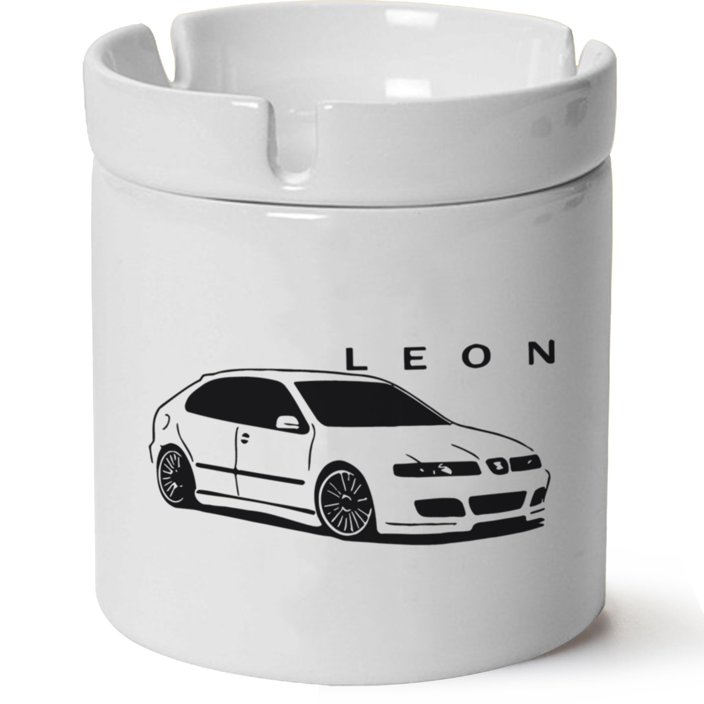 Seat Leon Mk1 Baskılı Porselen At Söndür Küllük