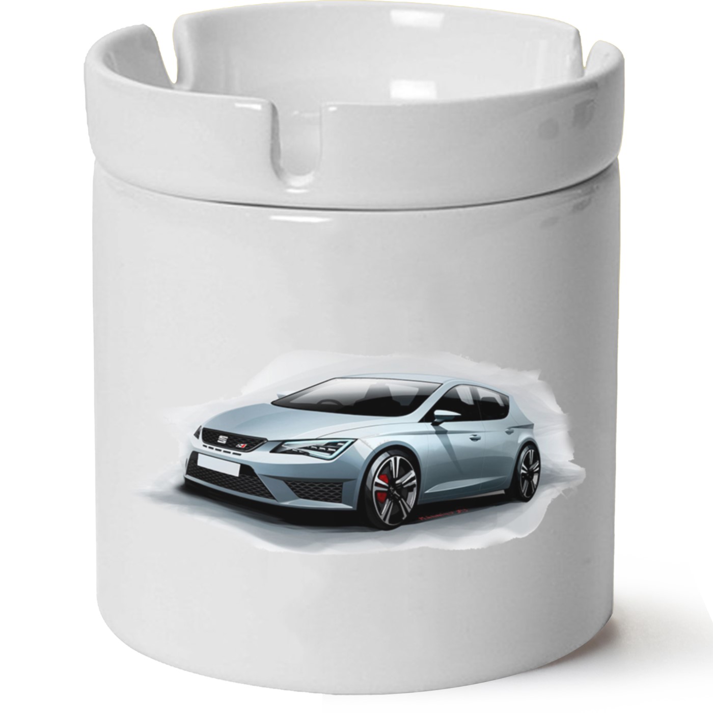 Seat Leon Mk3 Baskılı Porselen At Söndür Küllük