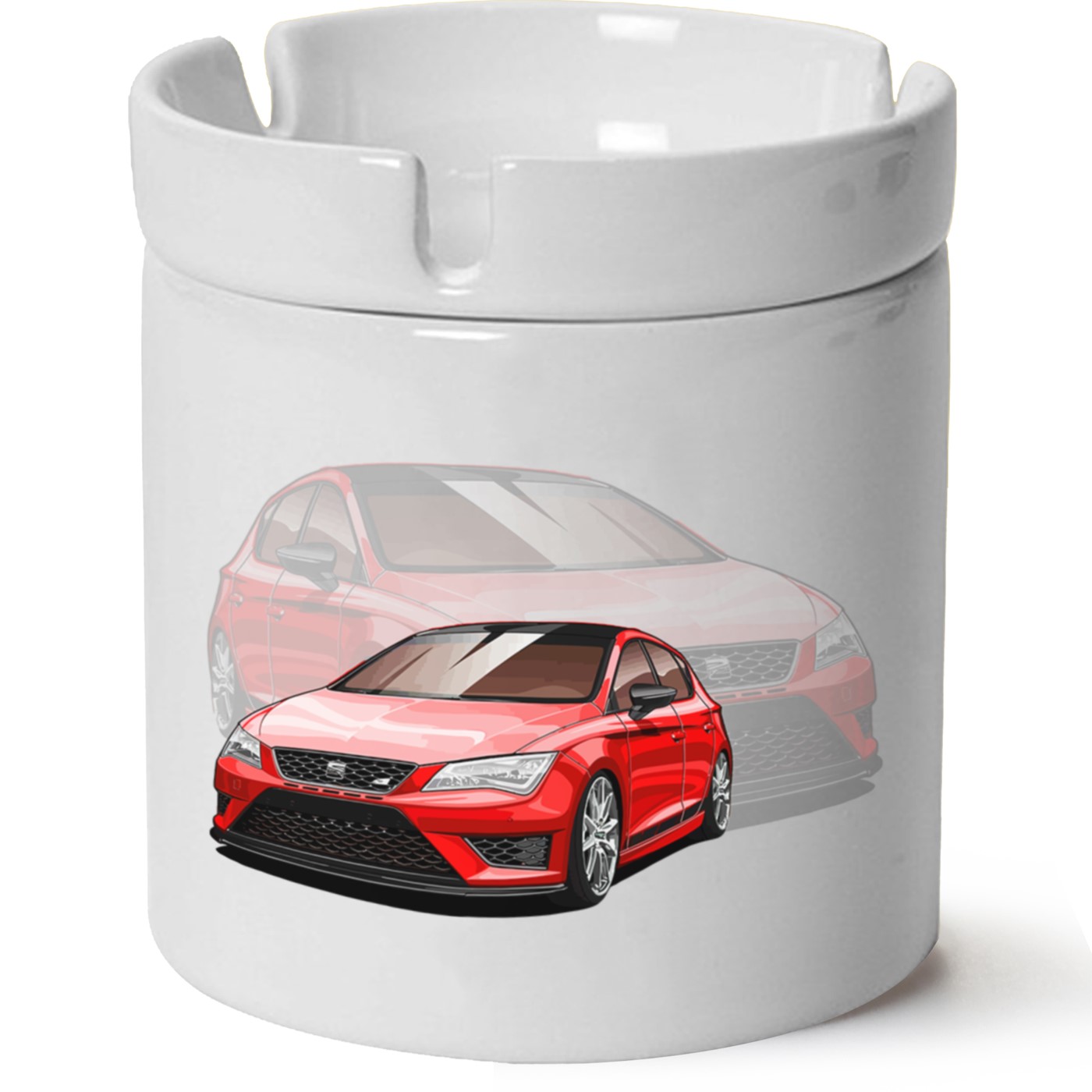 Seat Leon Mk3 Baskılı Porselen At Söndür Küllük