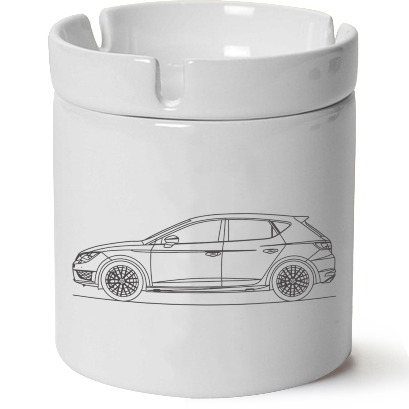 Seat Leon Mk3 Baskılı Porselen At Söndür Küllük