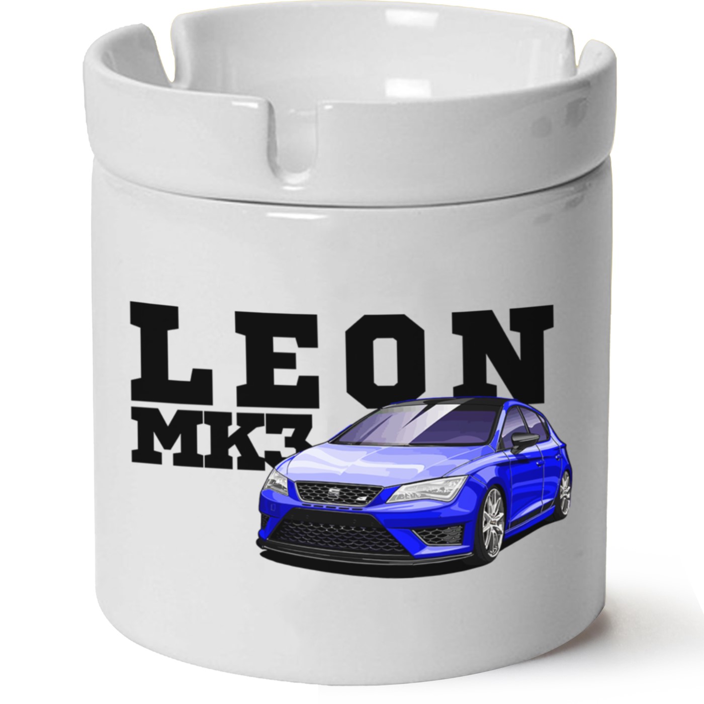 Seat Leon Mk3 Baskılı Porselen At Söndür Küllük