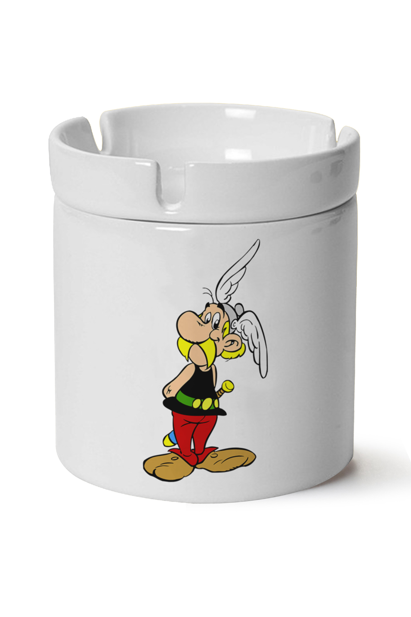 Astrix Obelix Baskılı Porselen At Söndür Küllük