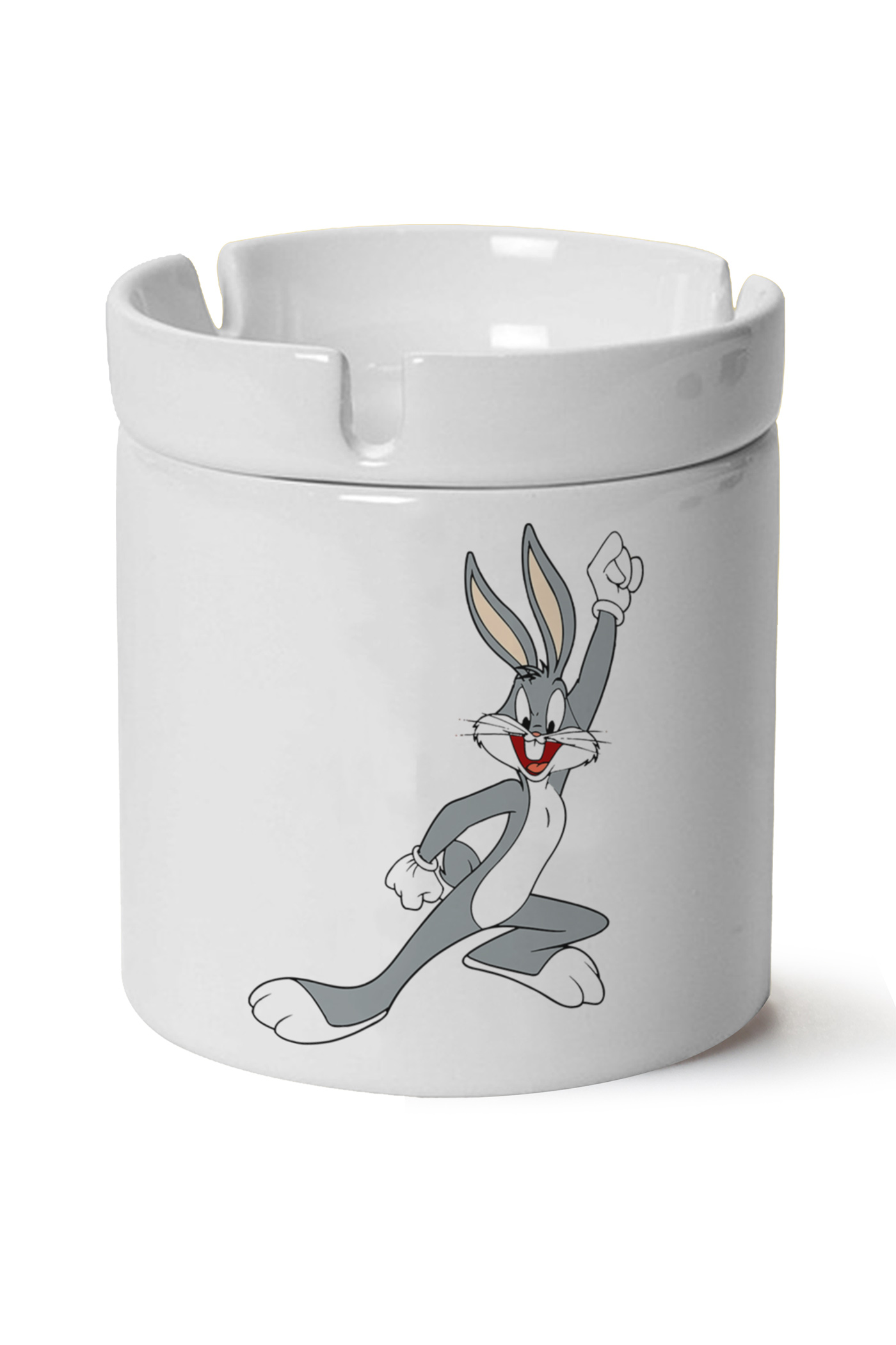 Bugs Bunny Baskılı Porselen At Söndür Küllük