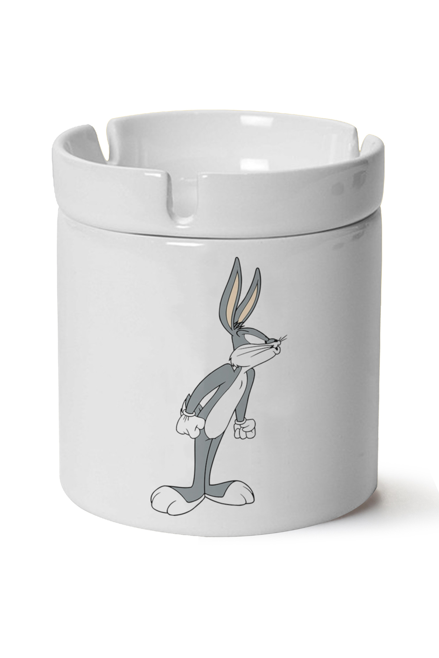 Bugs Bunny Baskılı Porselen At Söndür Küllük