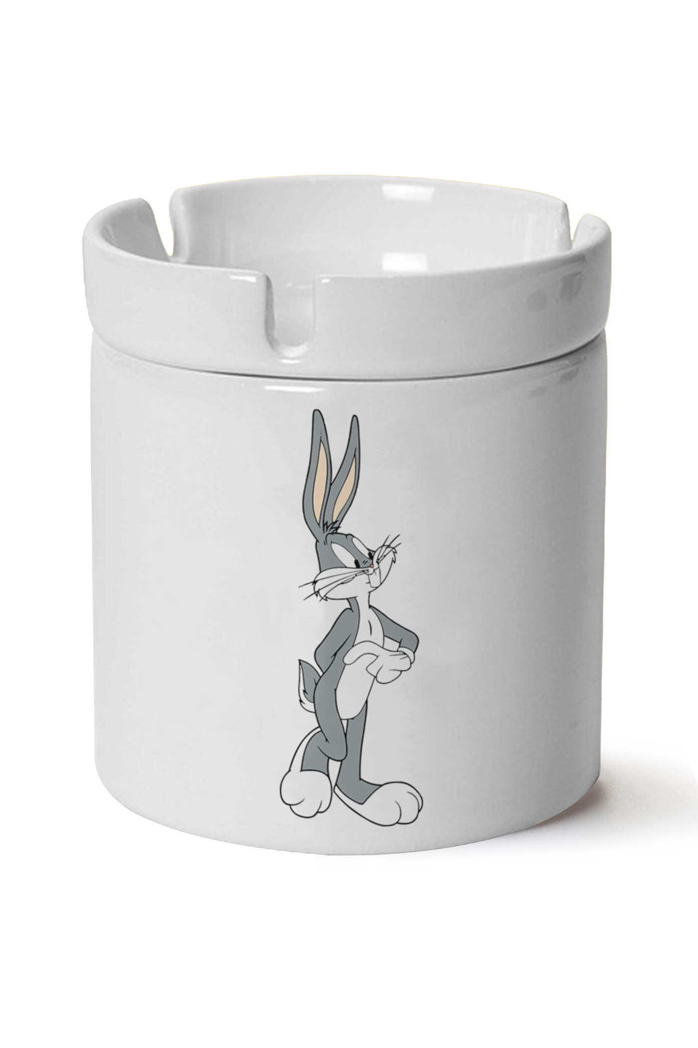 Bugs Bunny Baskılı Porselen At Söndür Küllük