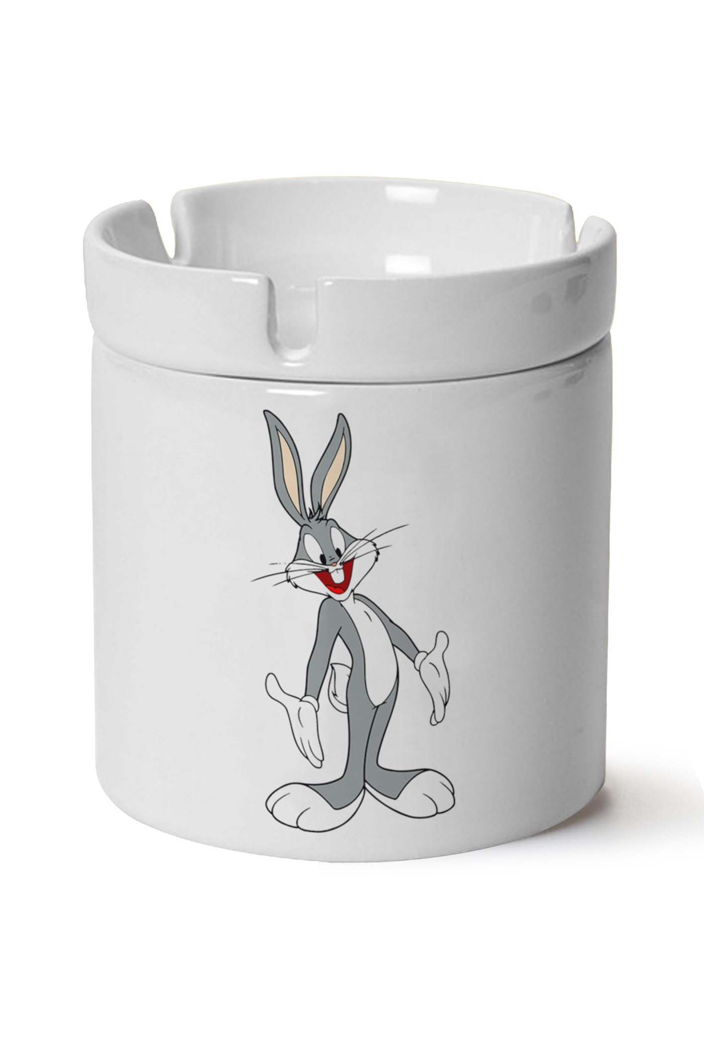 Bugs Bunny Baskılı Porselen At Söndür Küllük