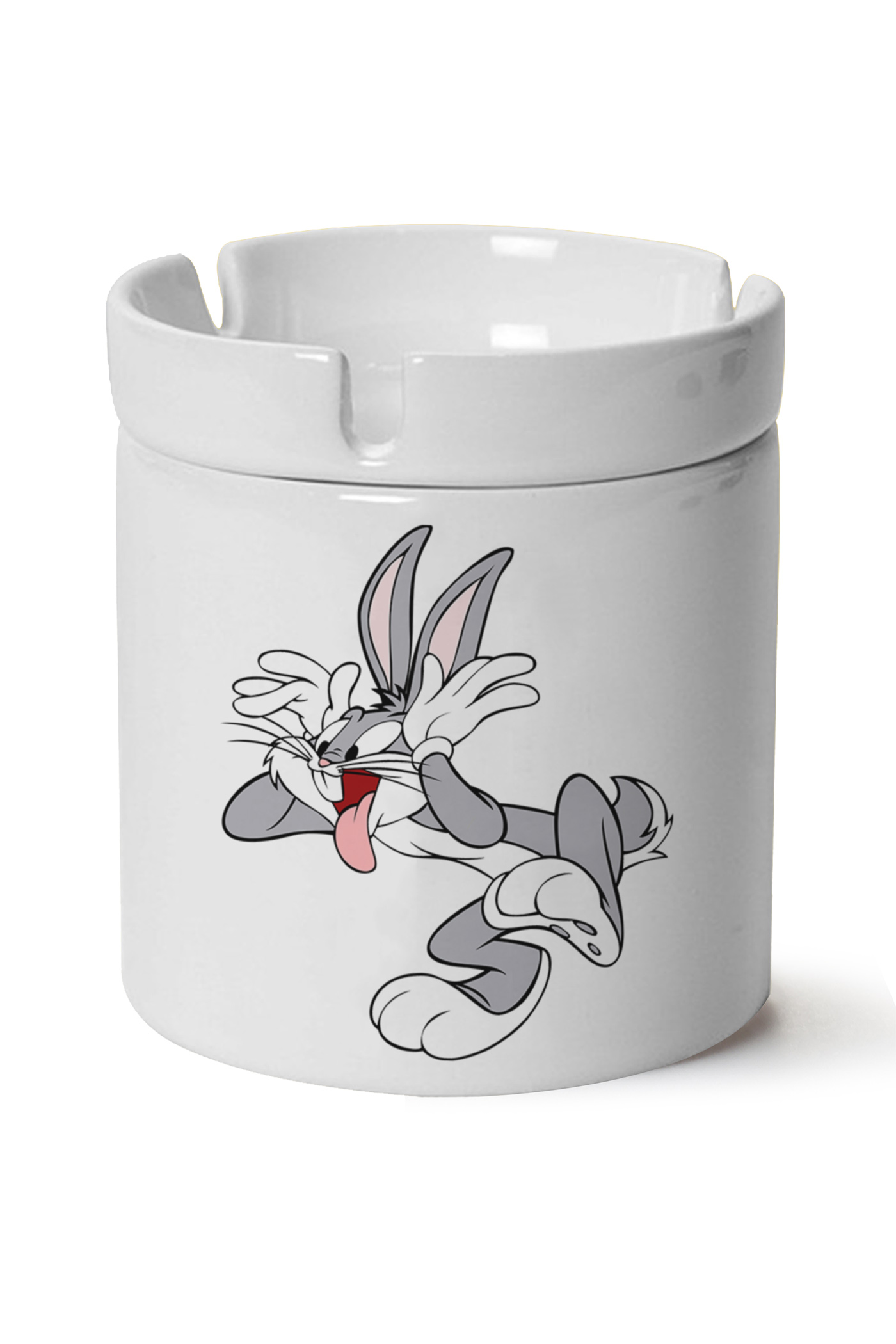 Bugs Bunny Baskılı Porselen At Söndür Küllük
