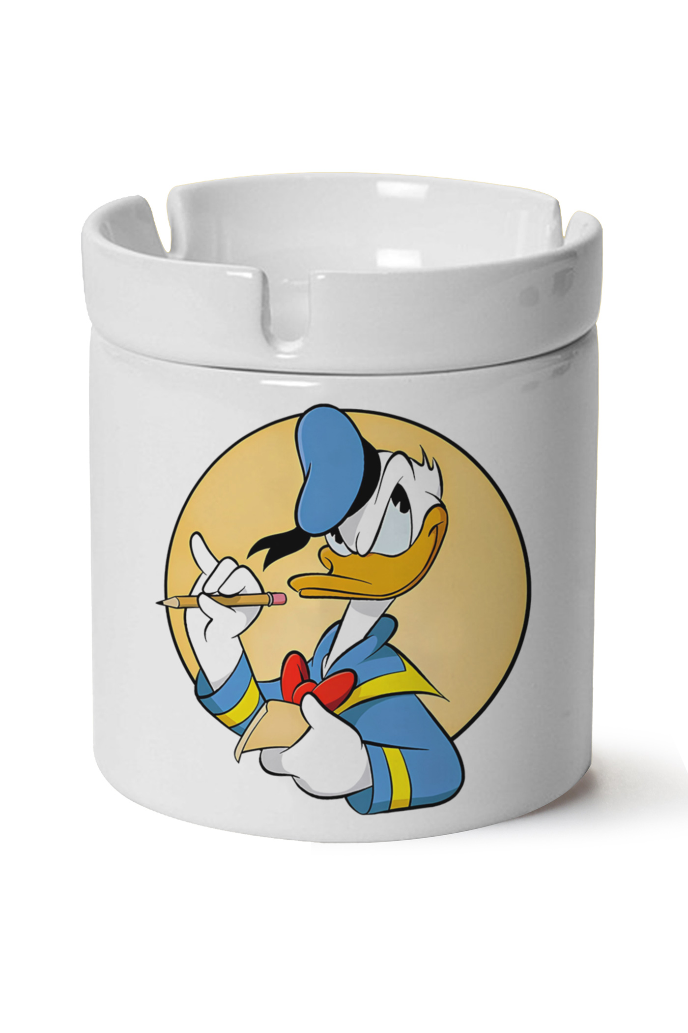 Donald Duck Baskılı Porselen At Söndür Küllük