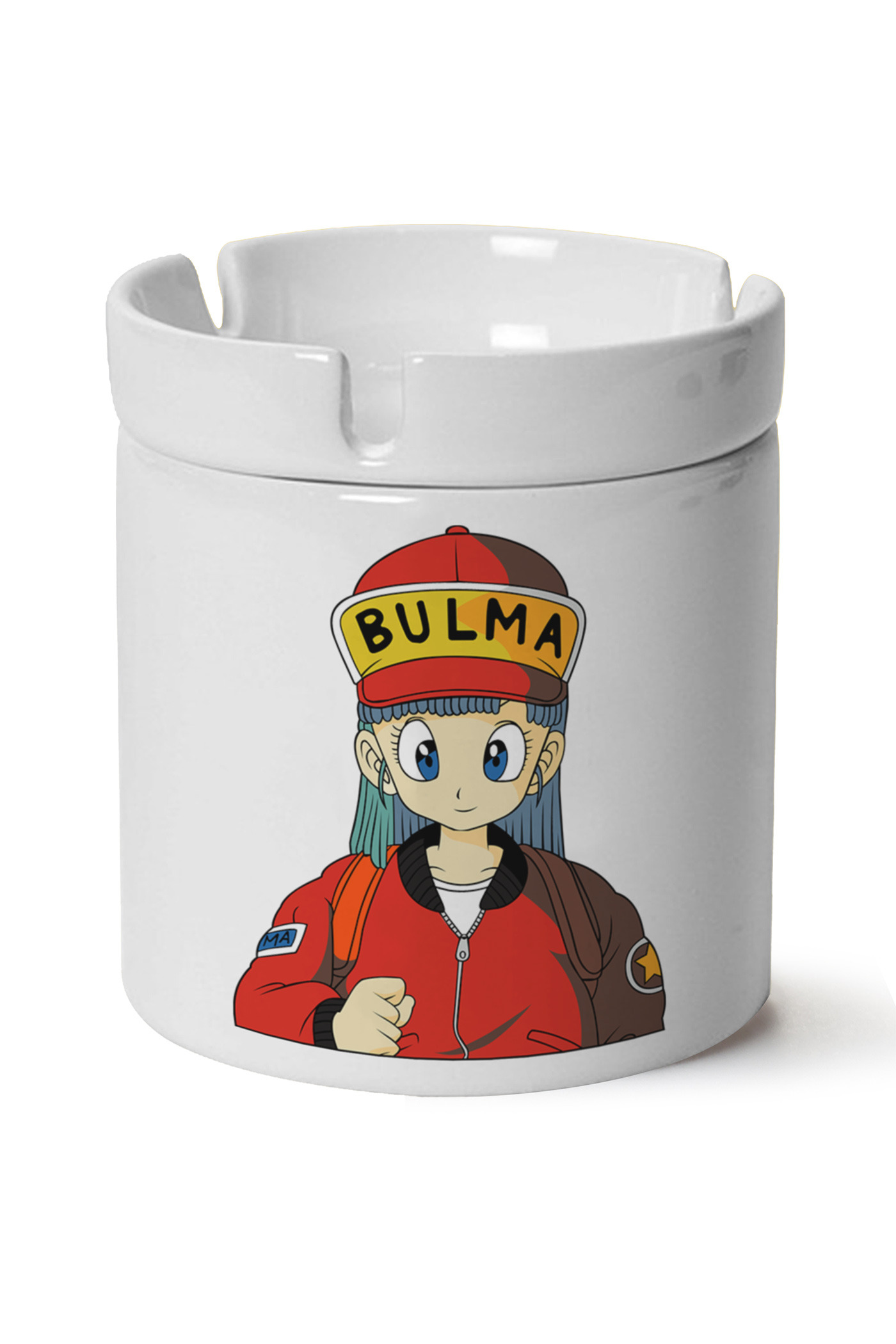 bulma Baskılı Porselen At Söndür Küllük