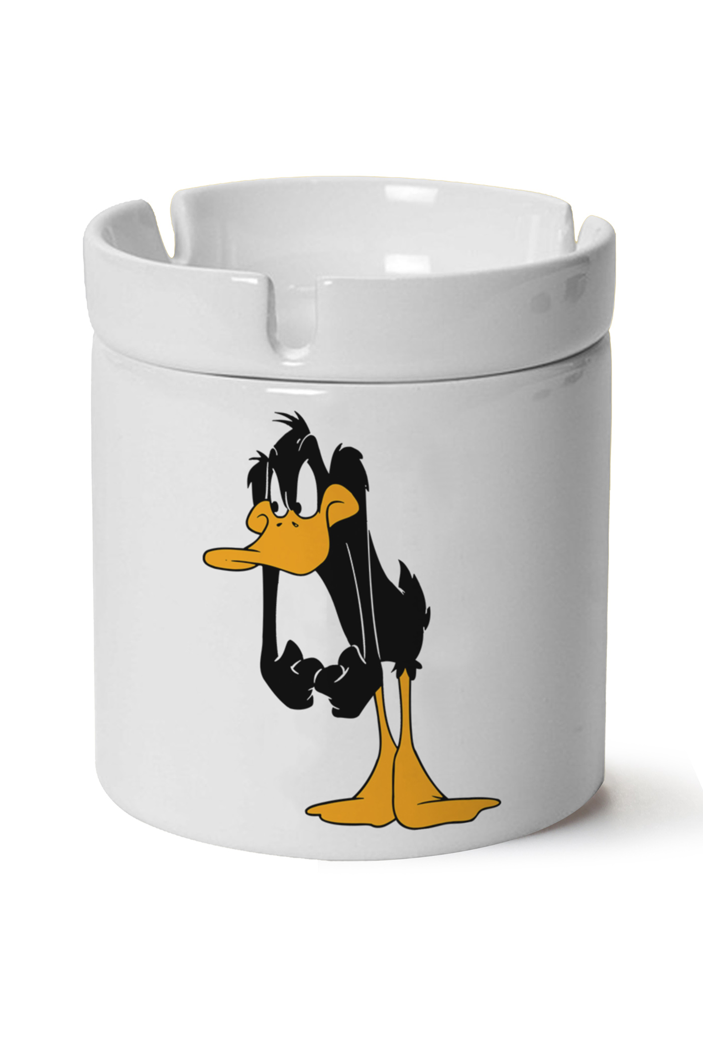 Daffy Duck Baskılı Porselen At Söndür Küllük