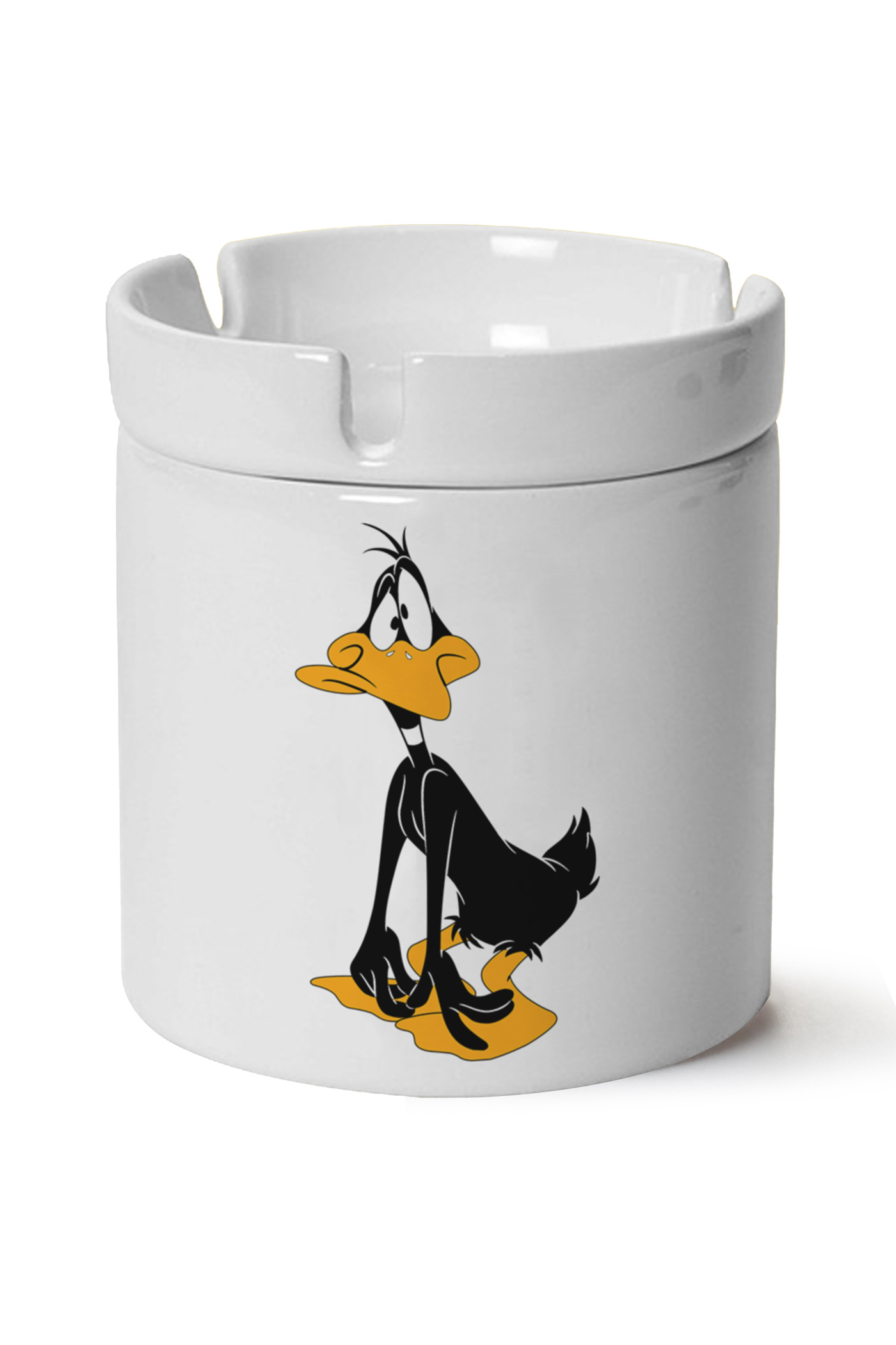 Daffy Duck Baskılı Porselen At Söndür Küllük