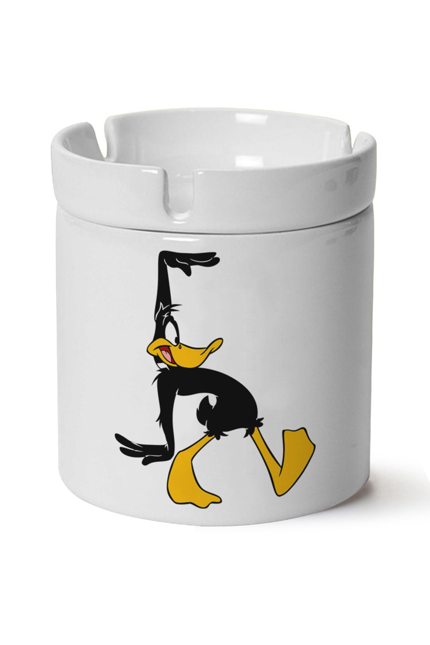 Daffy Duck Baskılı Porselen At Söndür Küllük