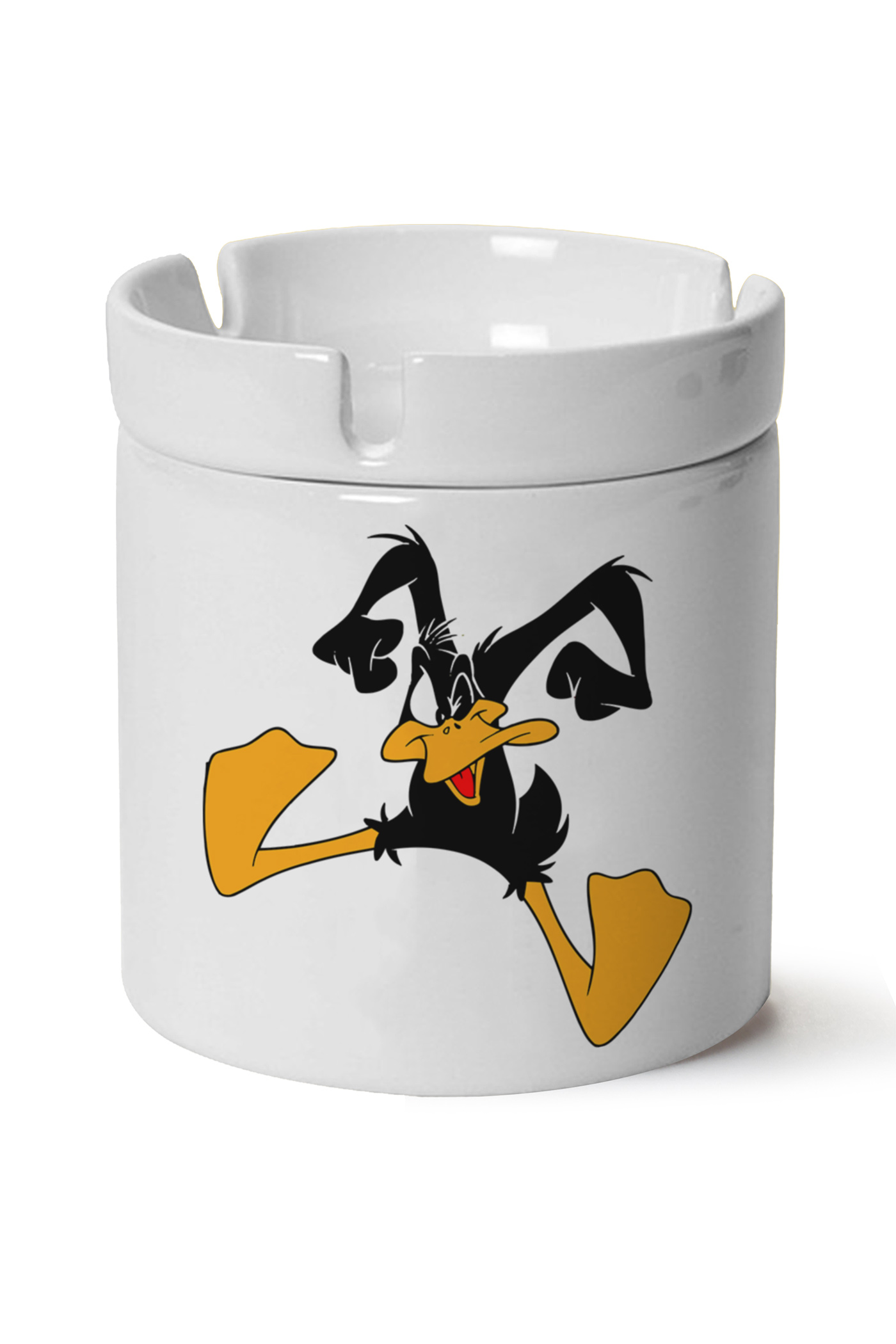 Daffy Duck Baskılı Porselen At Söndür Küllük