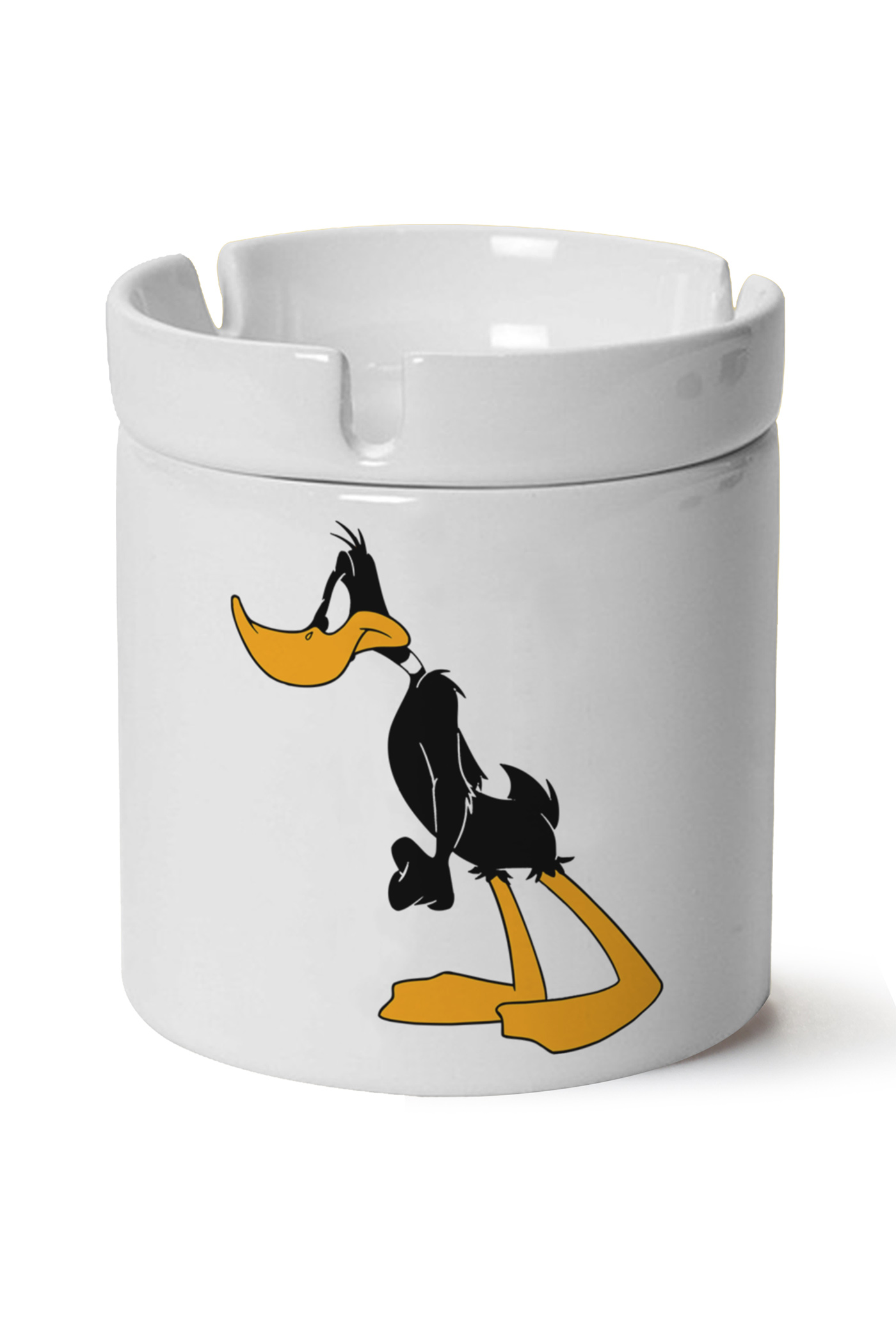 Daffy Duck Baskılı Porselen At Söndür Küllük