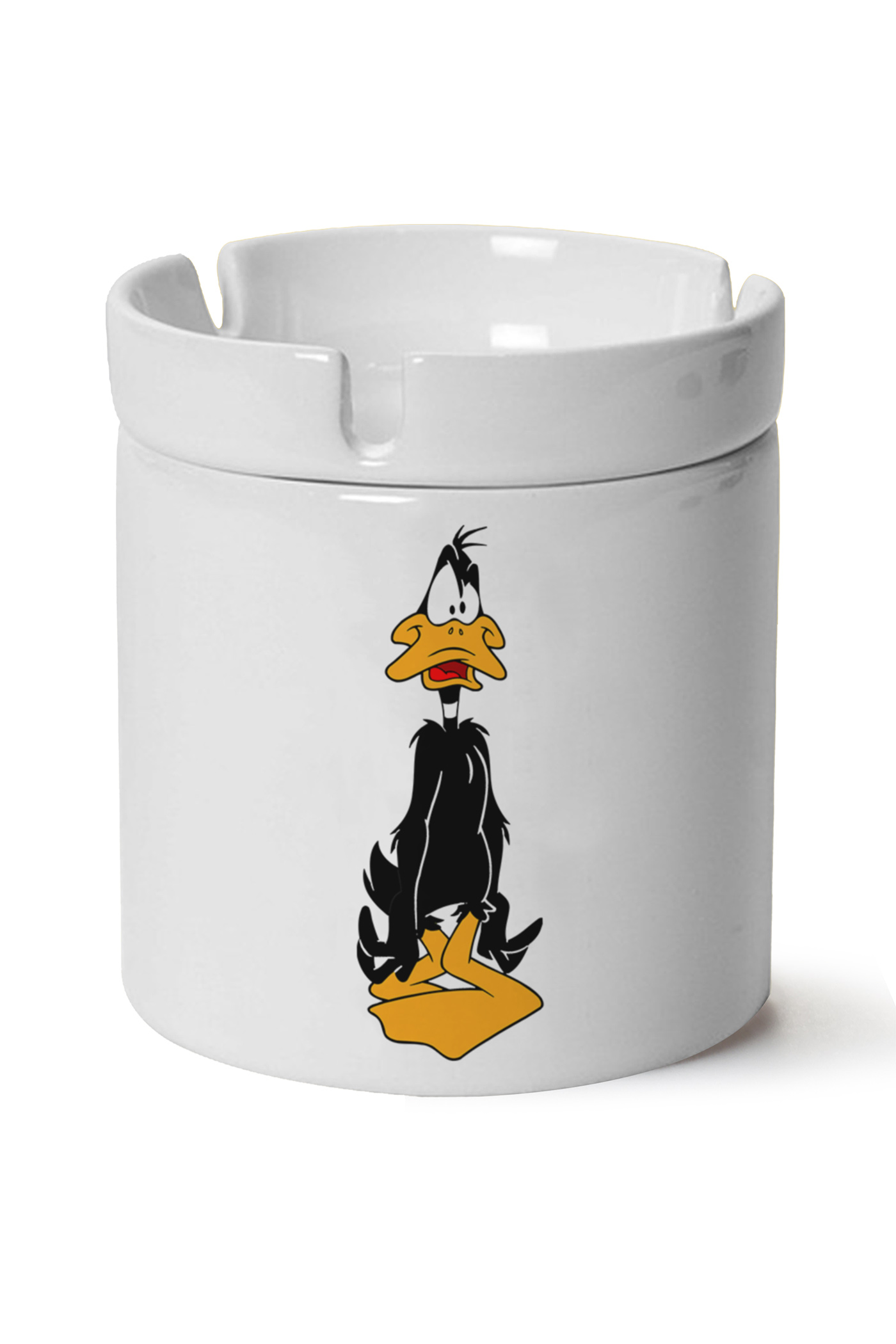 Daffy Duck Baskılı Porselen At Söndür Küllük