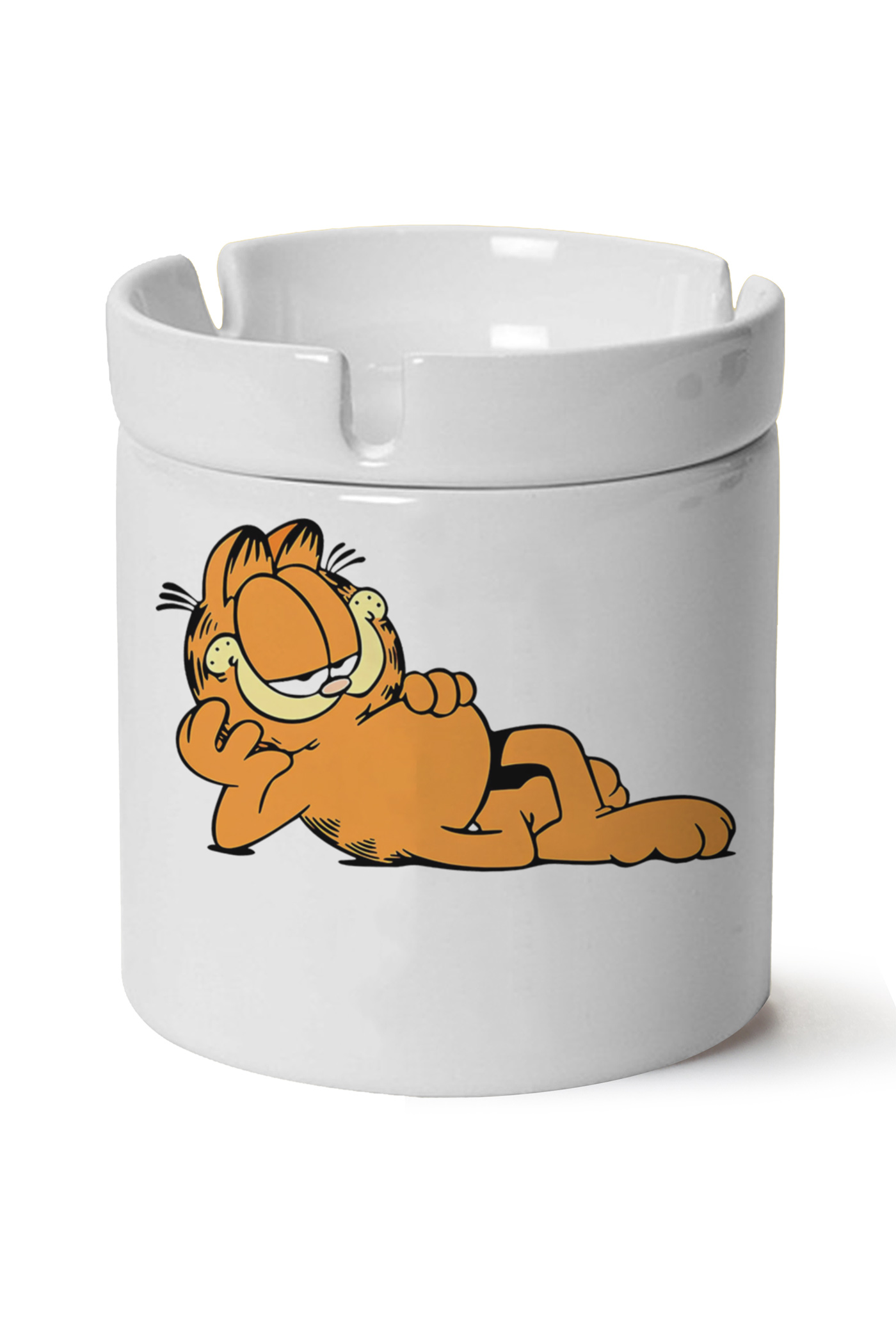 Garfield Baskılı Porselen At Söndür Küllük