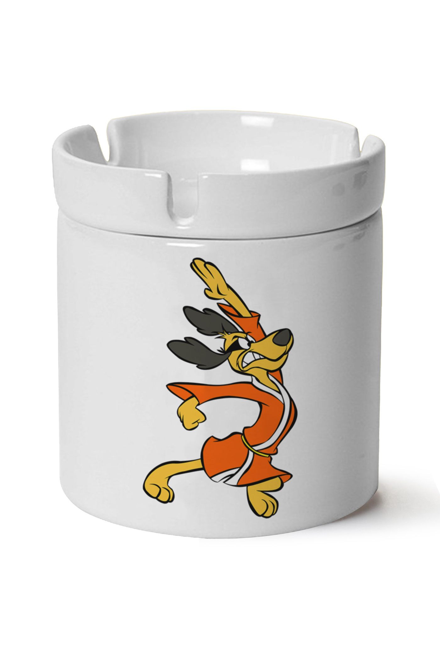 Hong Kong Phooey Baskılı Porselen At Söndür Küllük