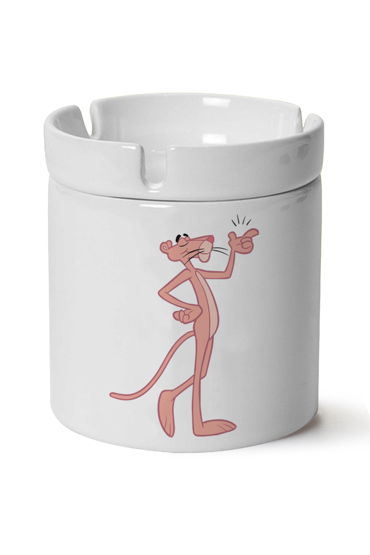 Pink Panther Baskılı Porselen At Söndür Küllük