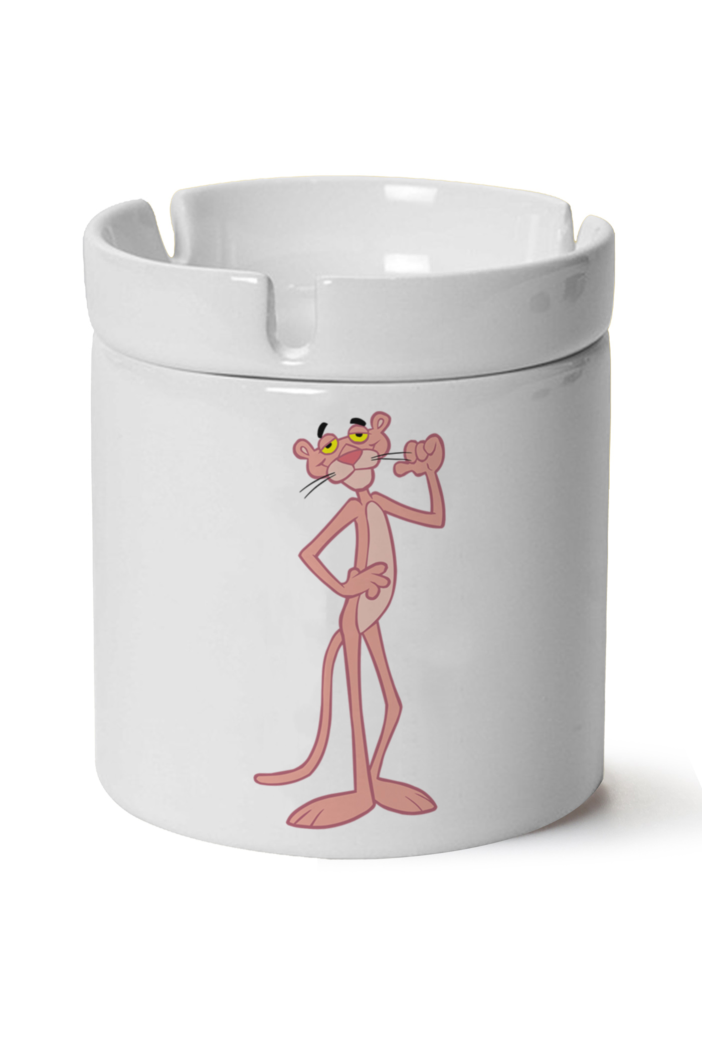 Pink Panther Baskılı Porselen At Söndür Küllük