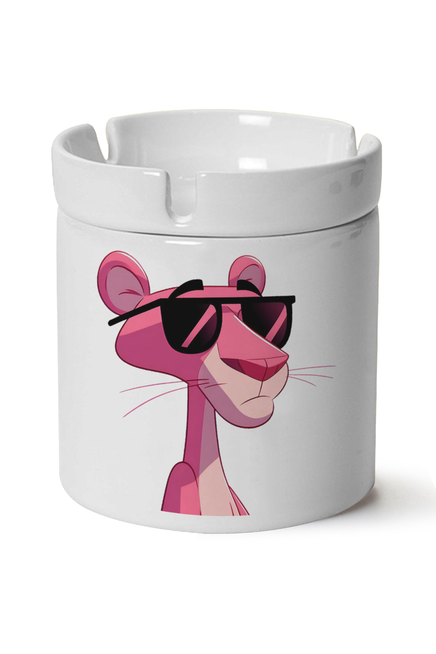 Pink Panther Baskılı Porselen At Söndür Küllük