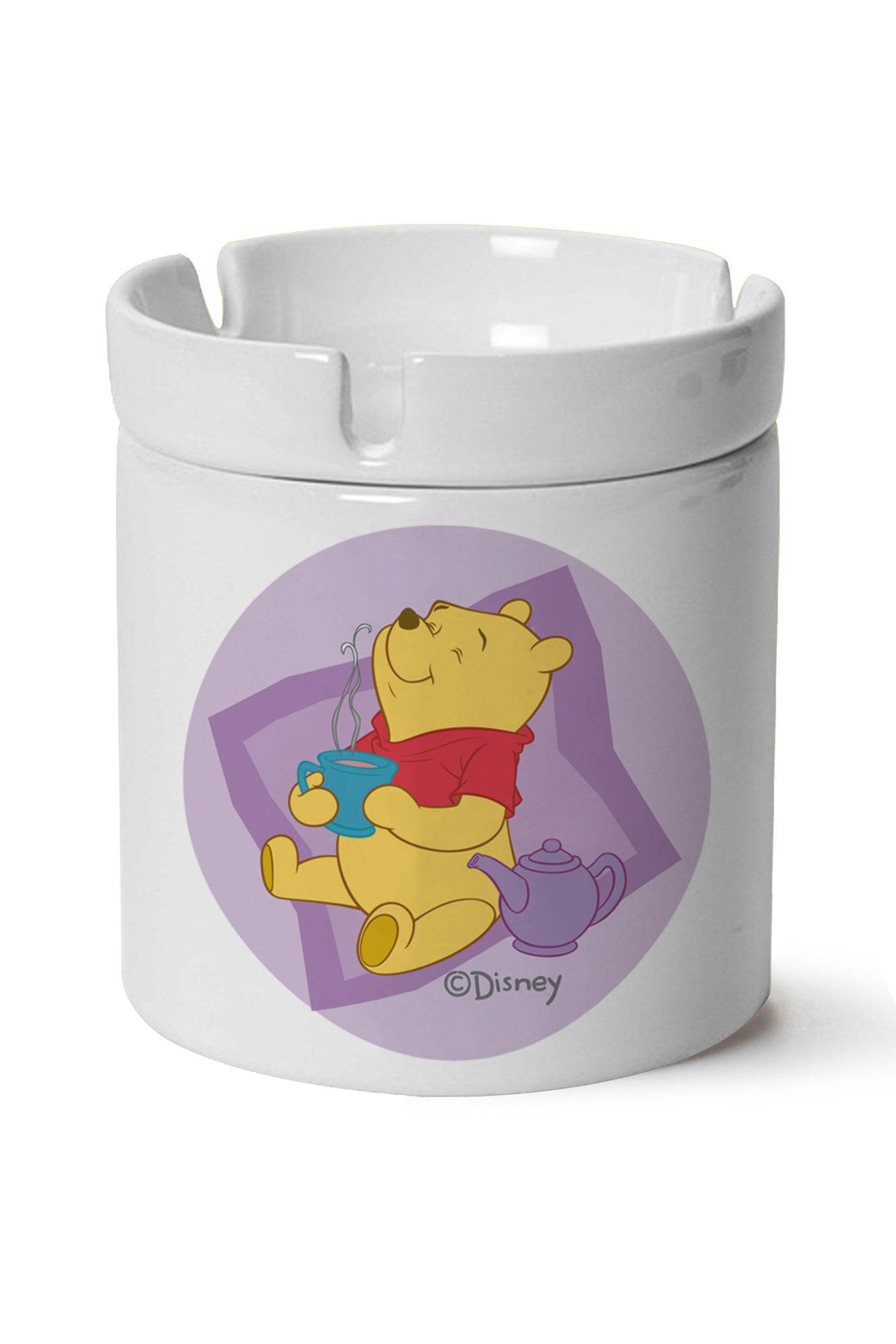 Winnie The Pooh Baskılı Porselen At Söndür Küllük