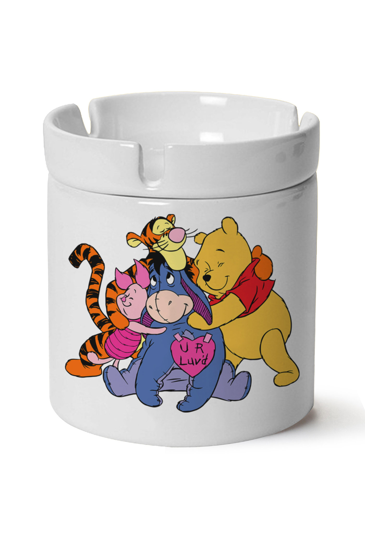 Winnie The Pooh Baskılı Porselen At Söndür Küllük