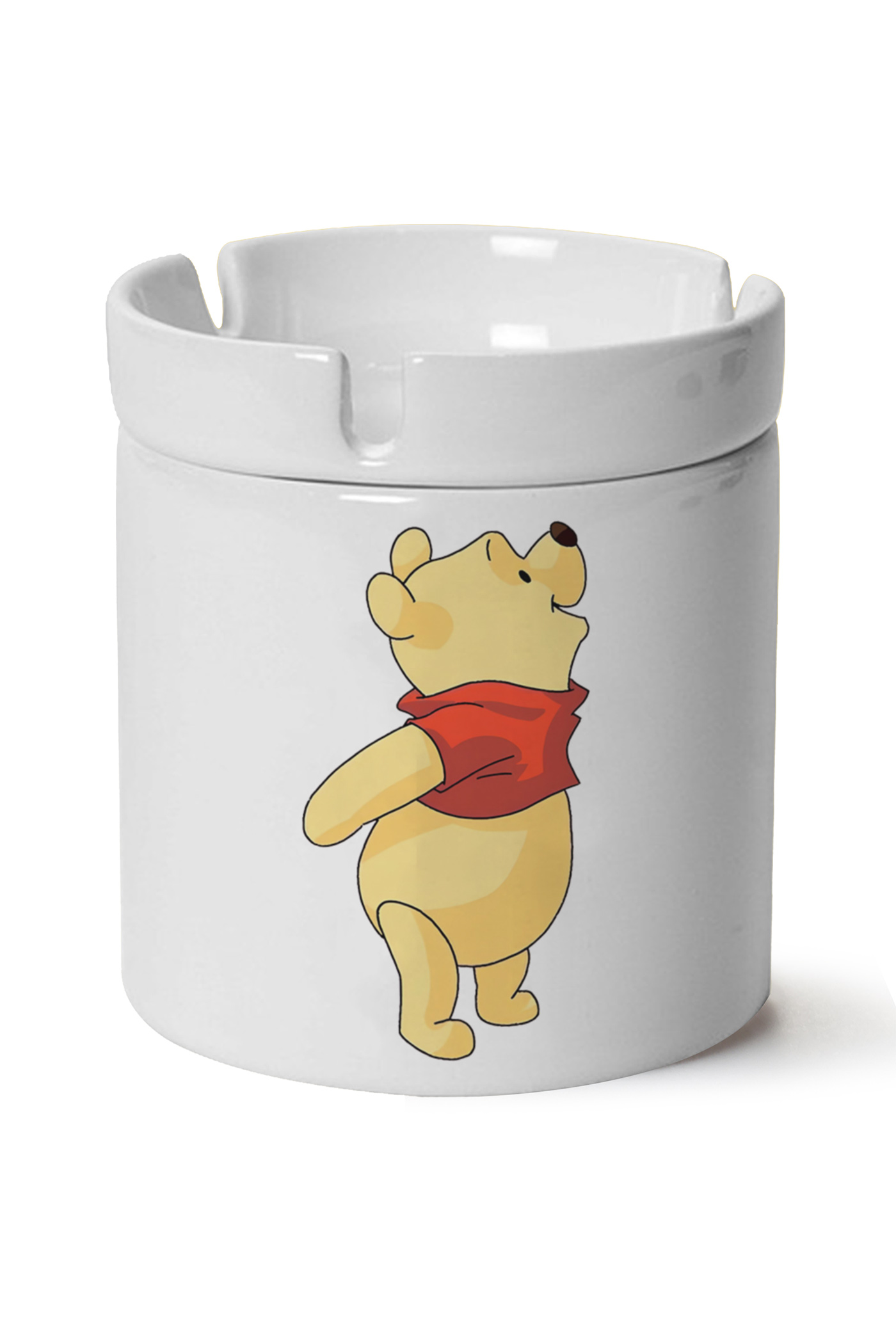 Winnie The Pooh Baskılı Porselen At Söndür Küllük