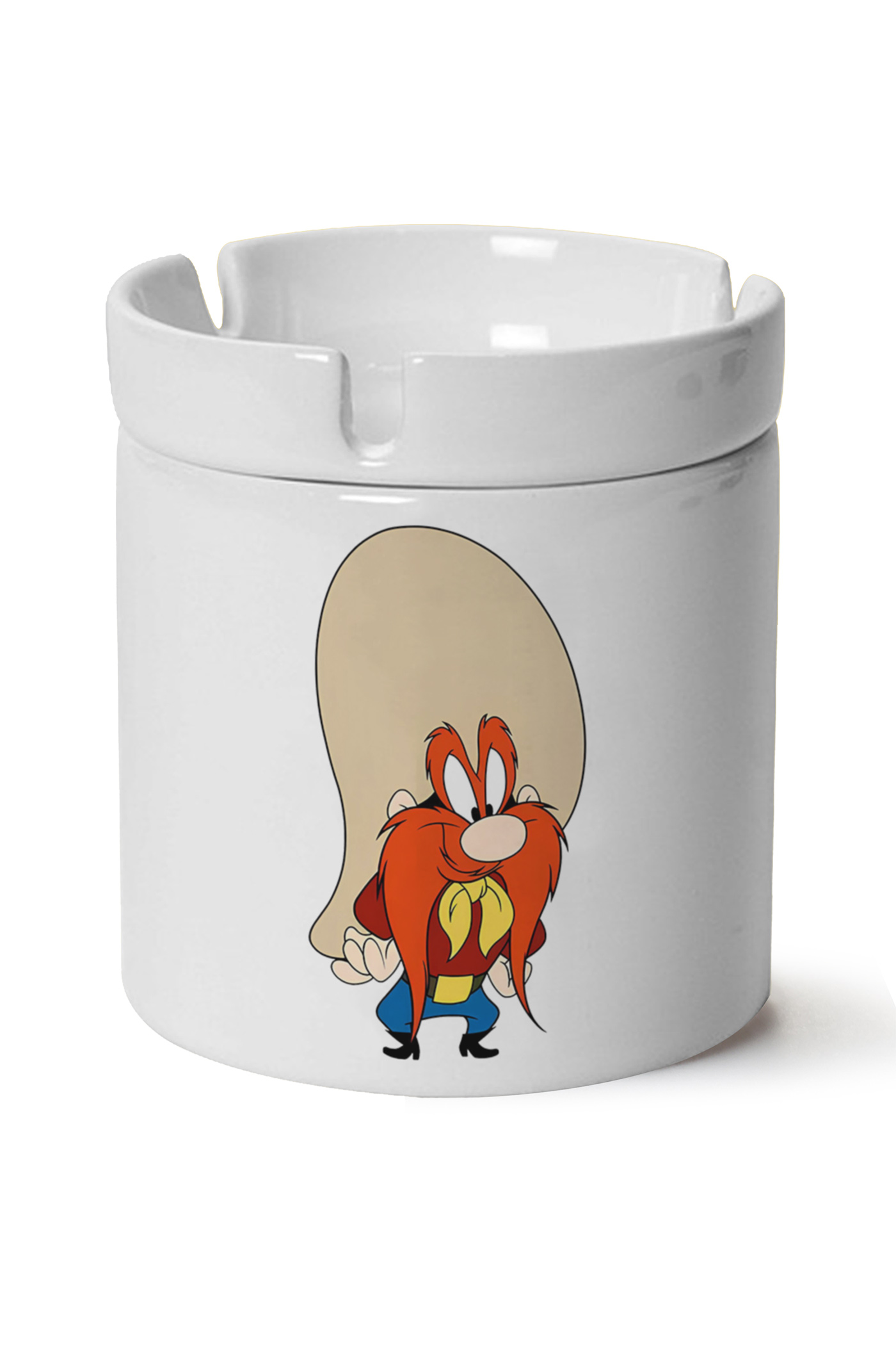 Yosemite Sam Baskılı Porselen At Söndür Küllük