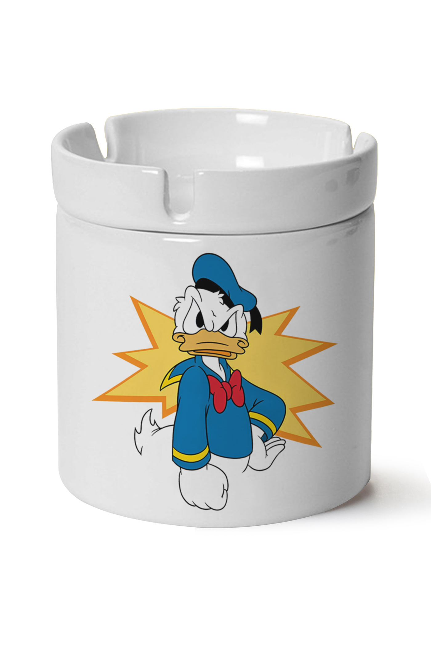 Donald Duck Baskılı Porselen At Söndür Küllük