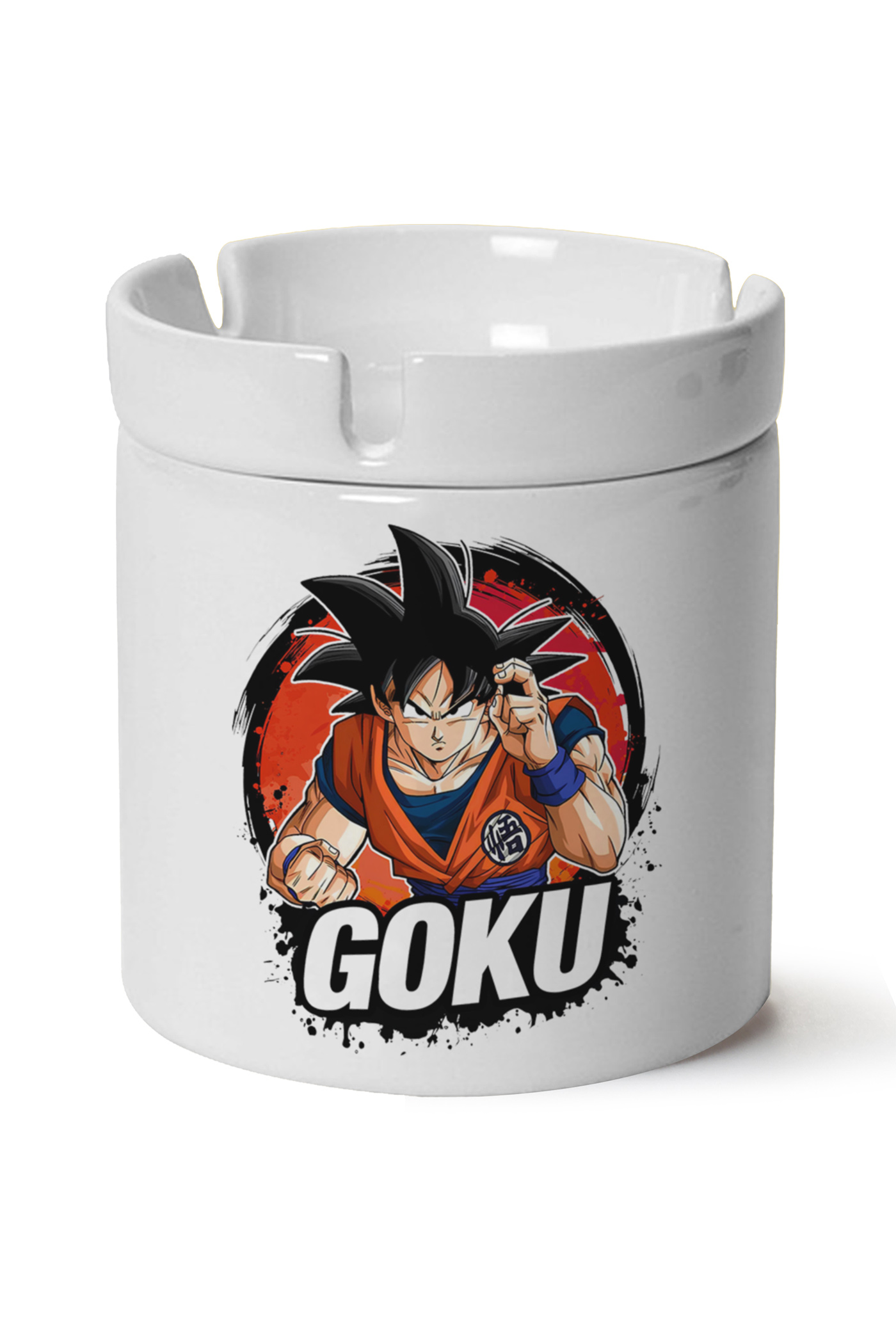 goku Baskılı Porselen At Söndür Küllük