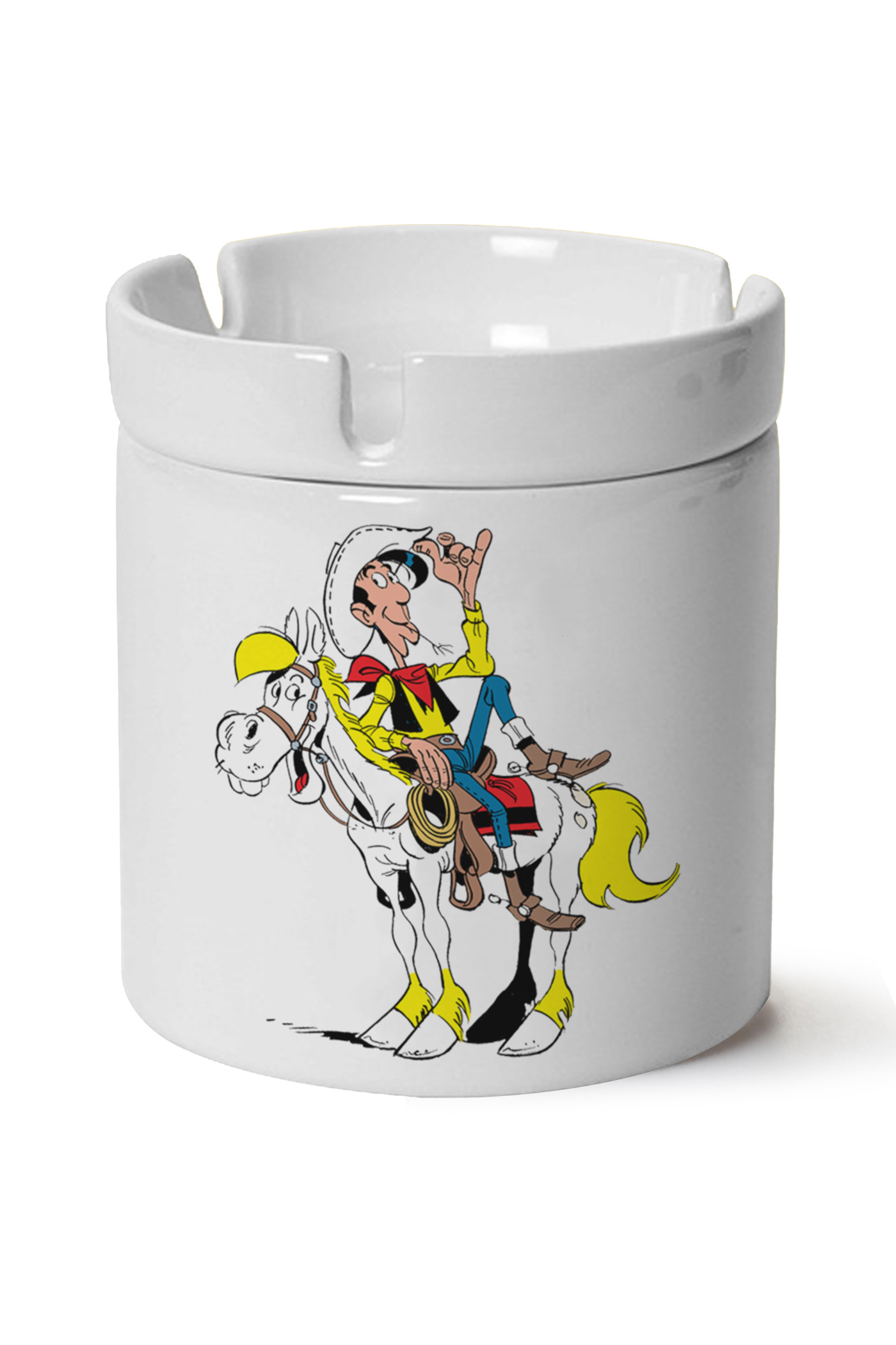 Red Kit Baskılı Porselen At Söndür Küllük