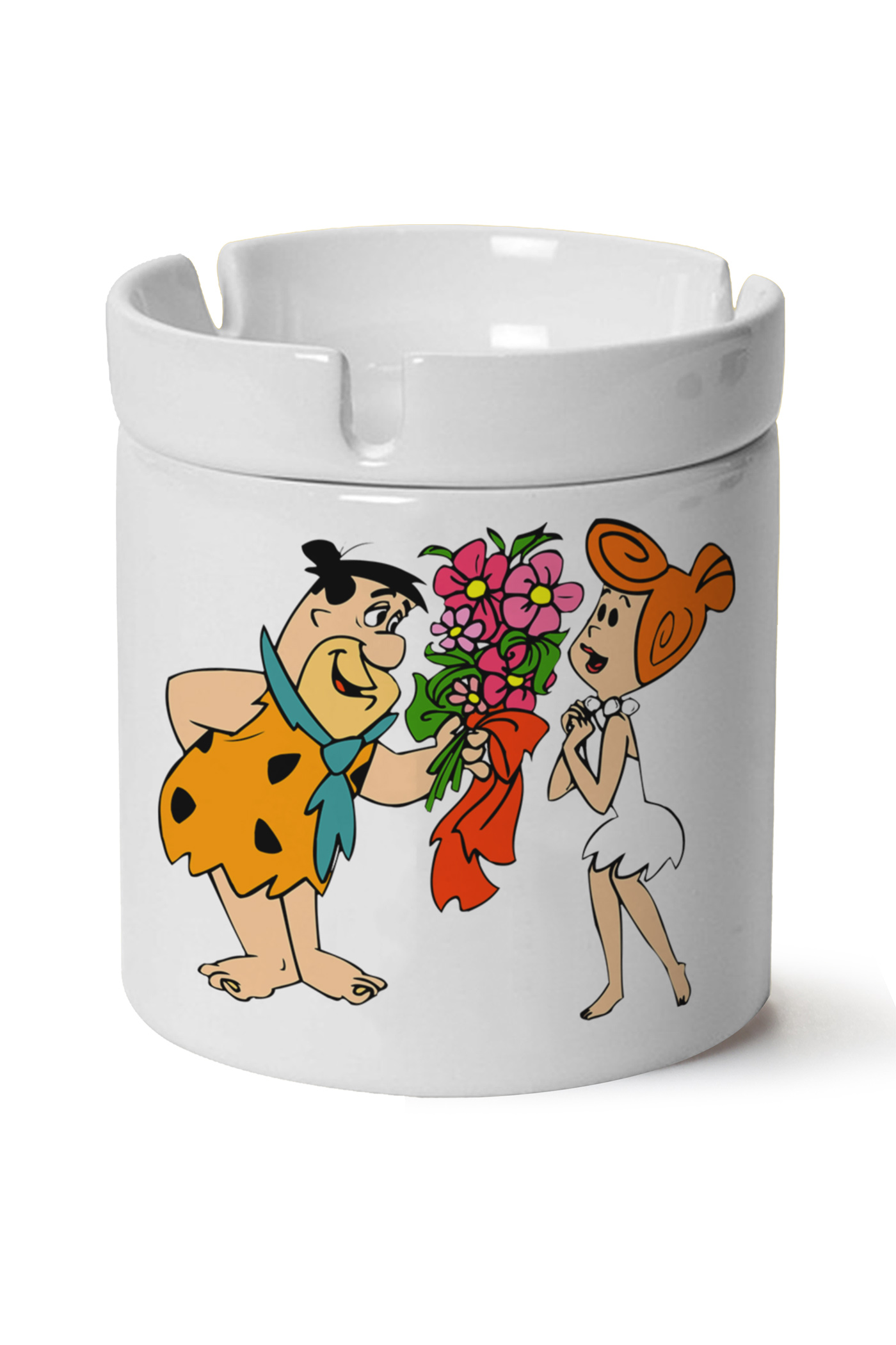 Fred Vilma Cakmaktas Baskılı Porselen At Söndür Küllük