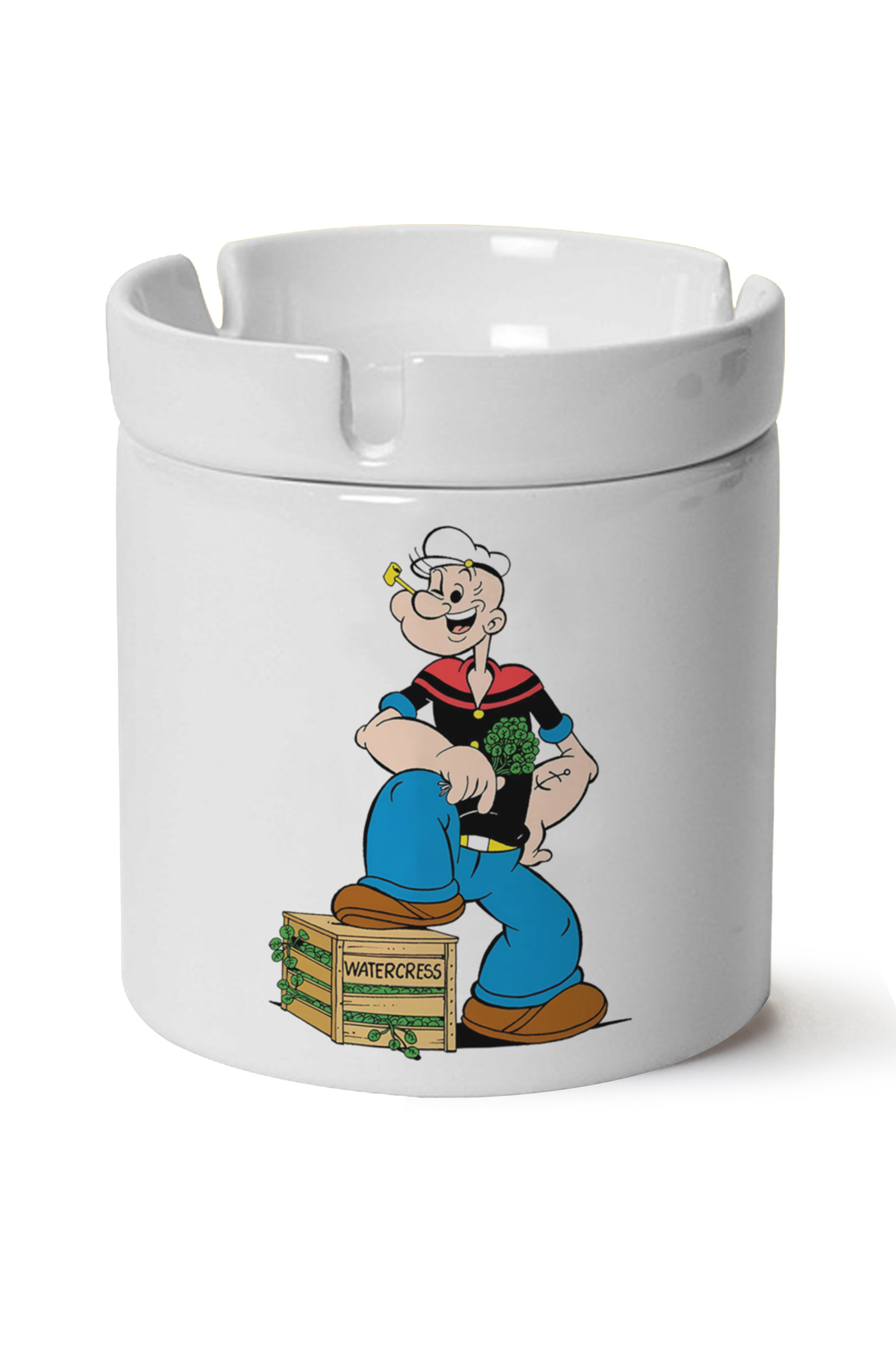 Temel Reis Baskılı Porselen At Söndür Küllük